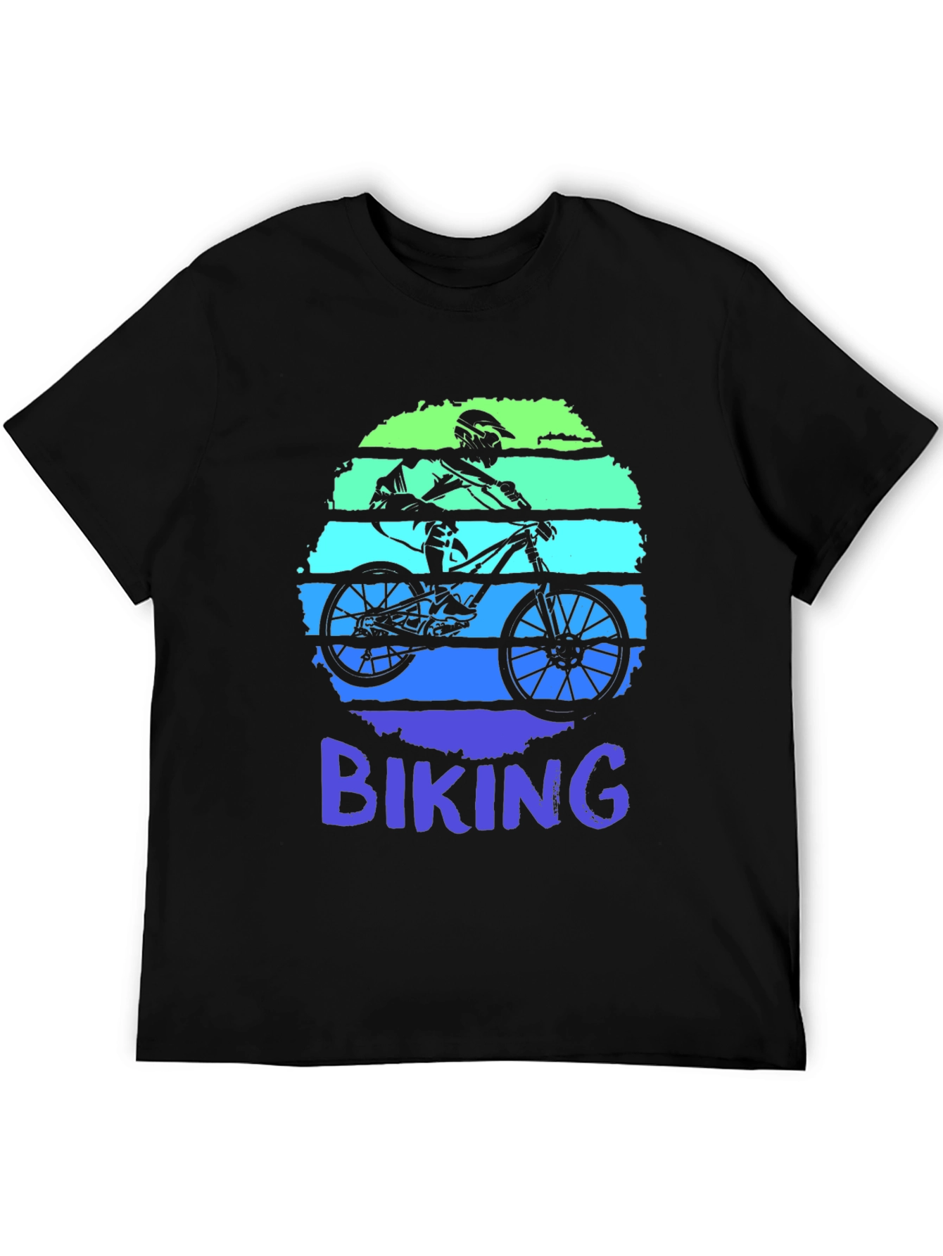 Retro Biking T-Shirt - Mountain Bike Graphic Tee