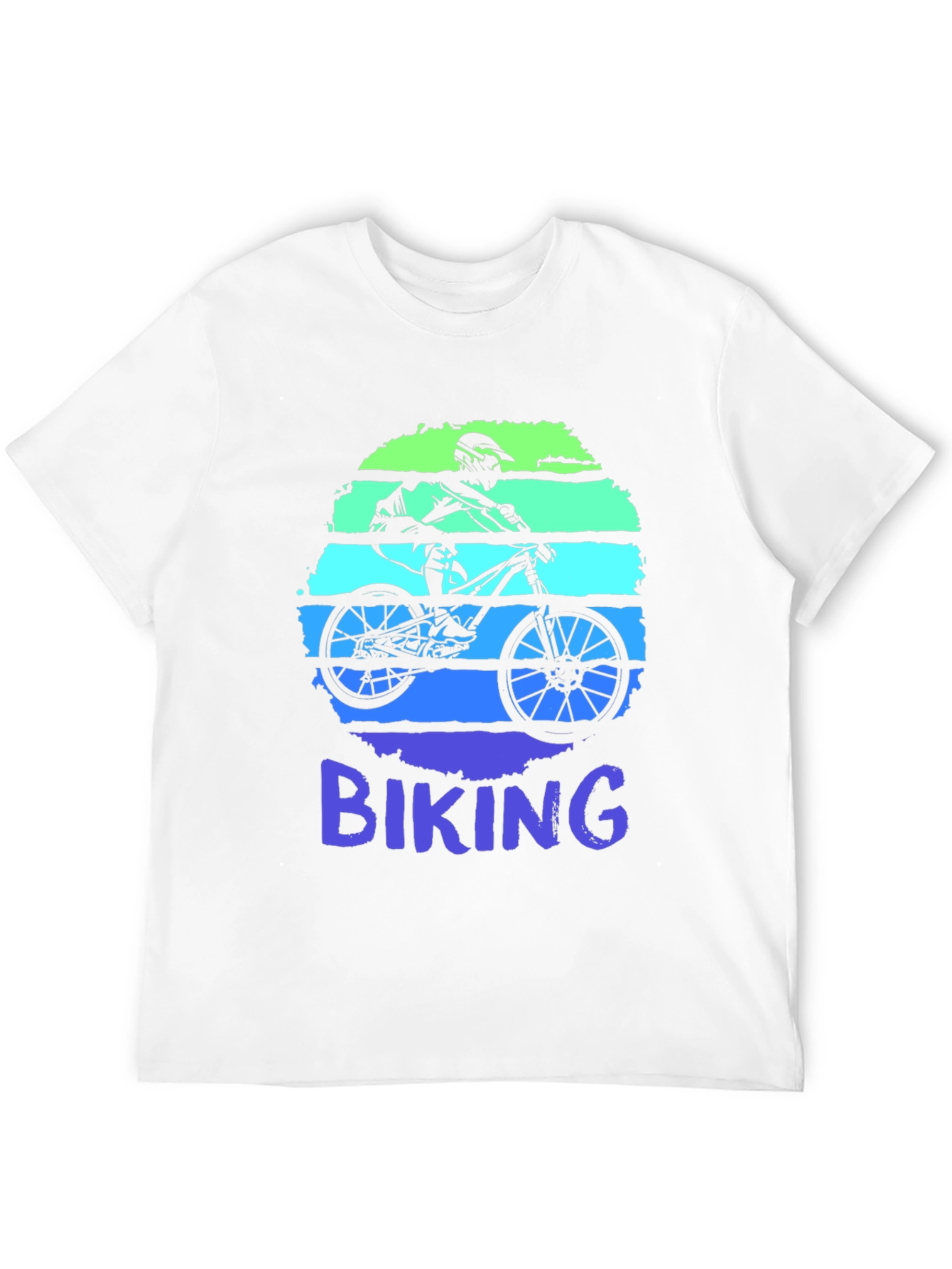 Retro Biking T-Shirt - Mountain Bike Graphic Tee
