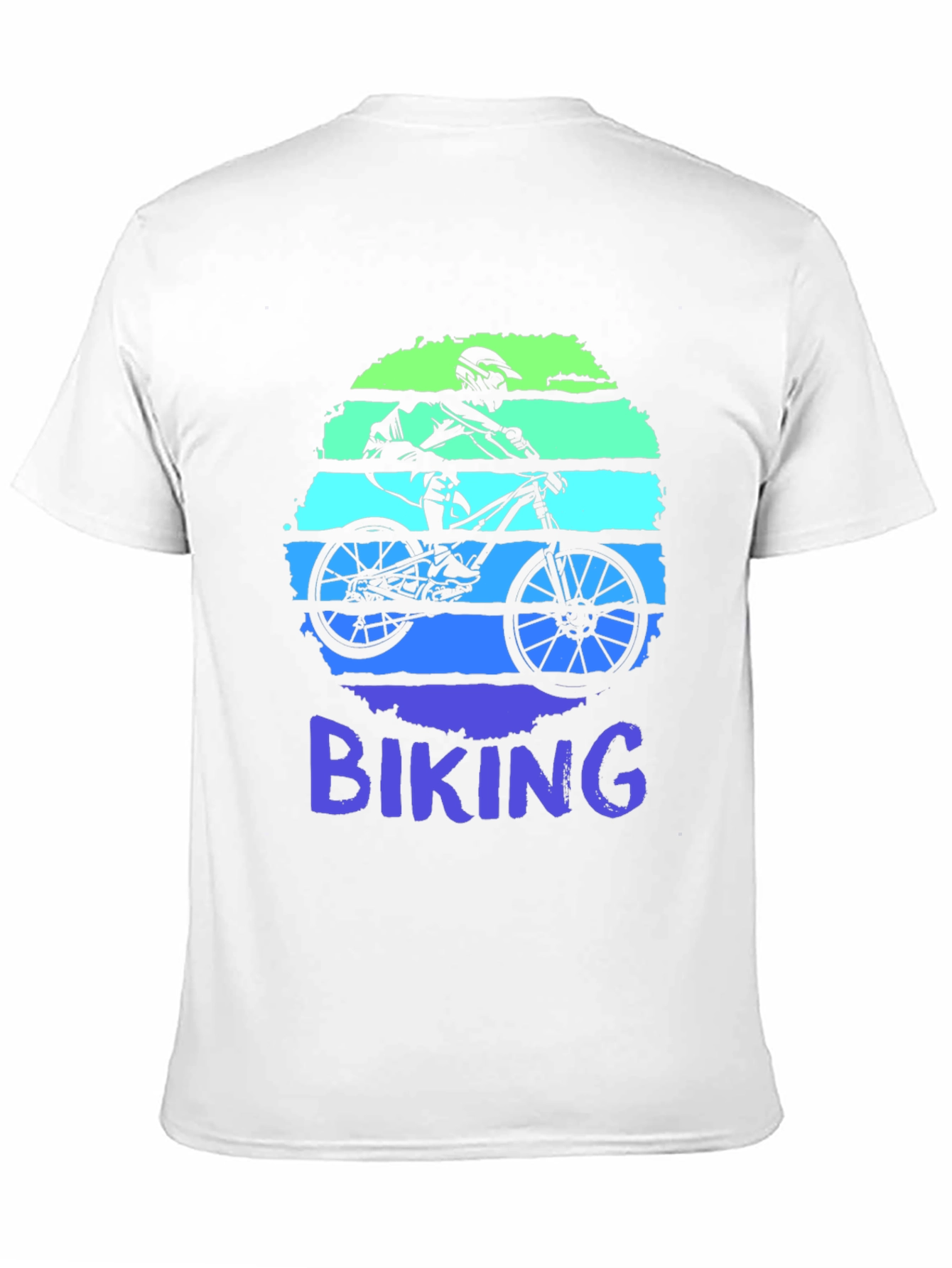 Retro Biking T-Shirt - Mountain Bike Graphic Tee