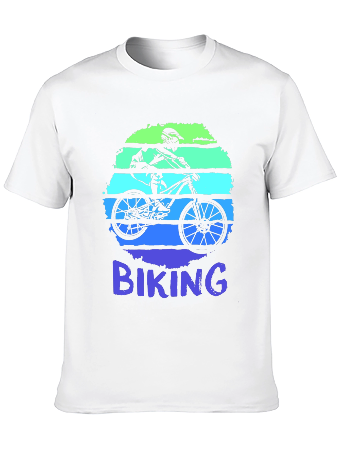 Retro Biking T-Shirt - Mountain Bike Graphic Tee