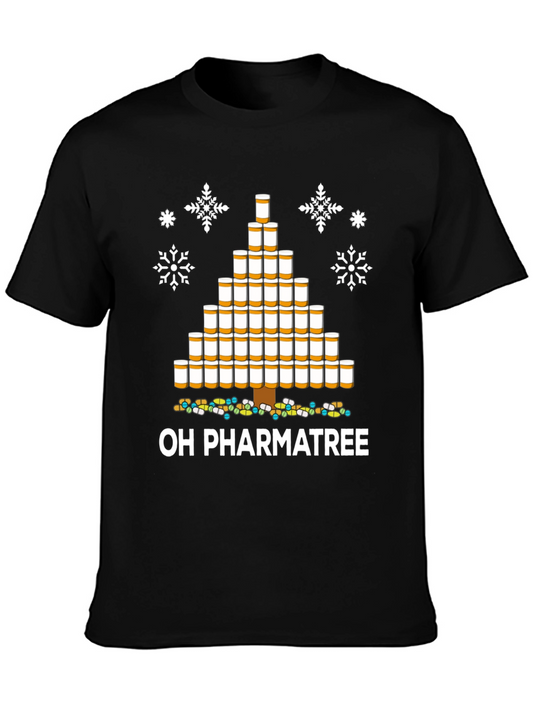 Oh Pharmatree Funny Pharmacist Christmas T-Shirt
