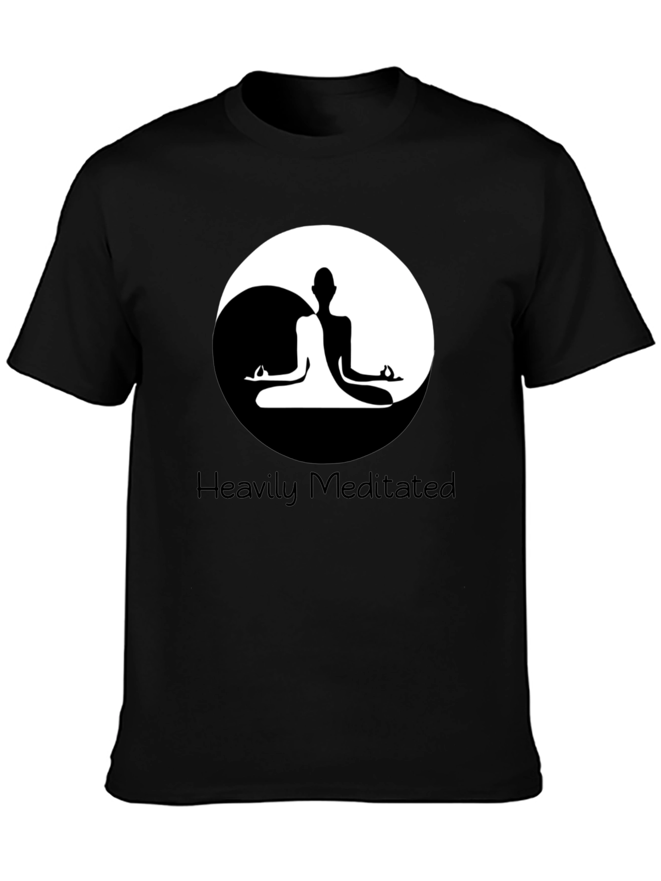Heavily Meditated Yin Yang T-Shirt - Balance and Style