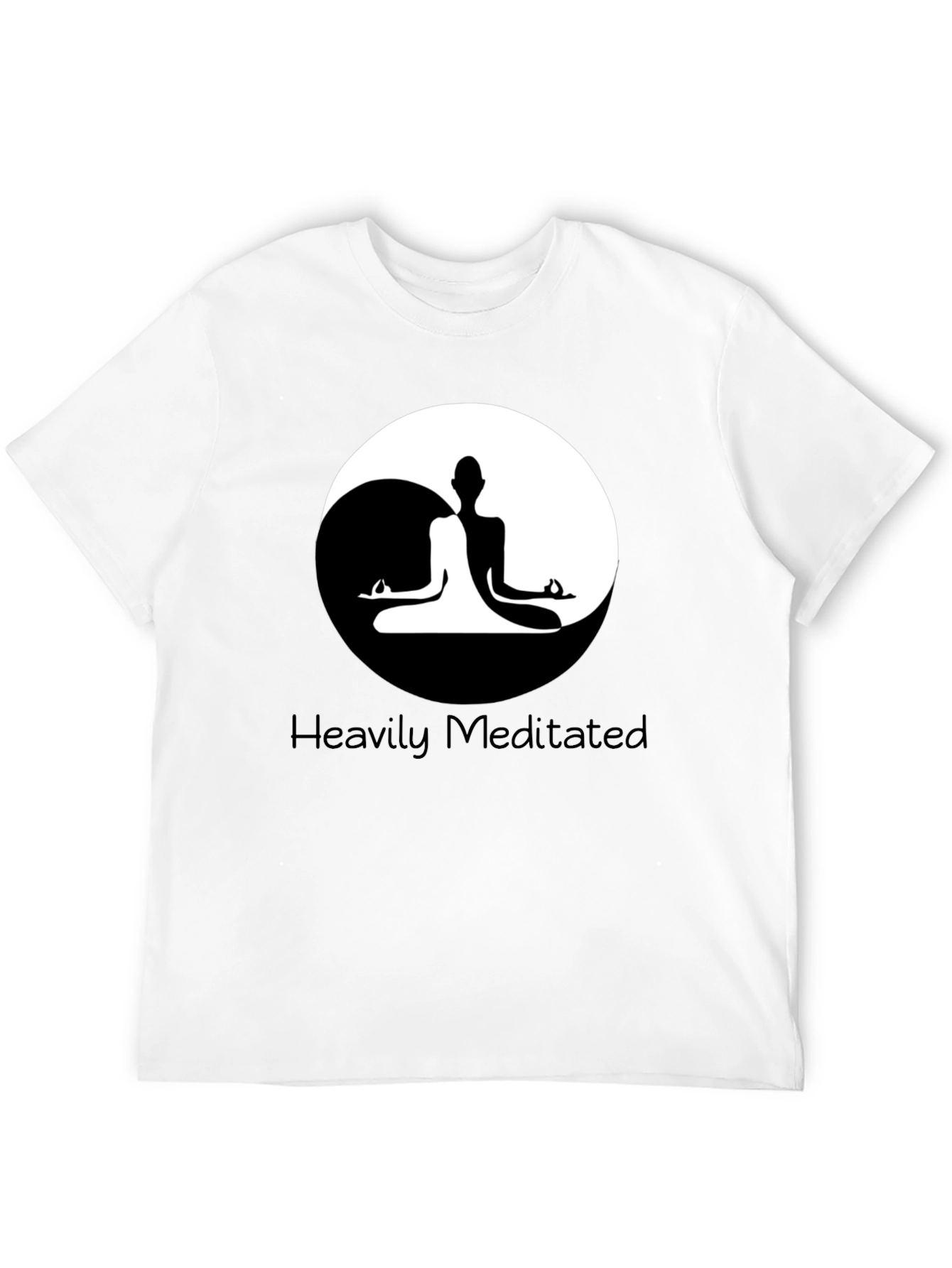 Heavily Meditated Yin Yang T-Shirt - Balance and Style