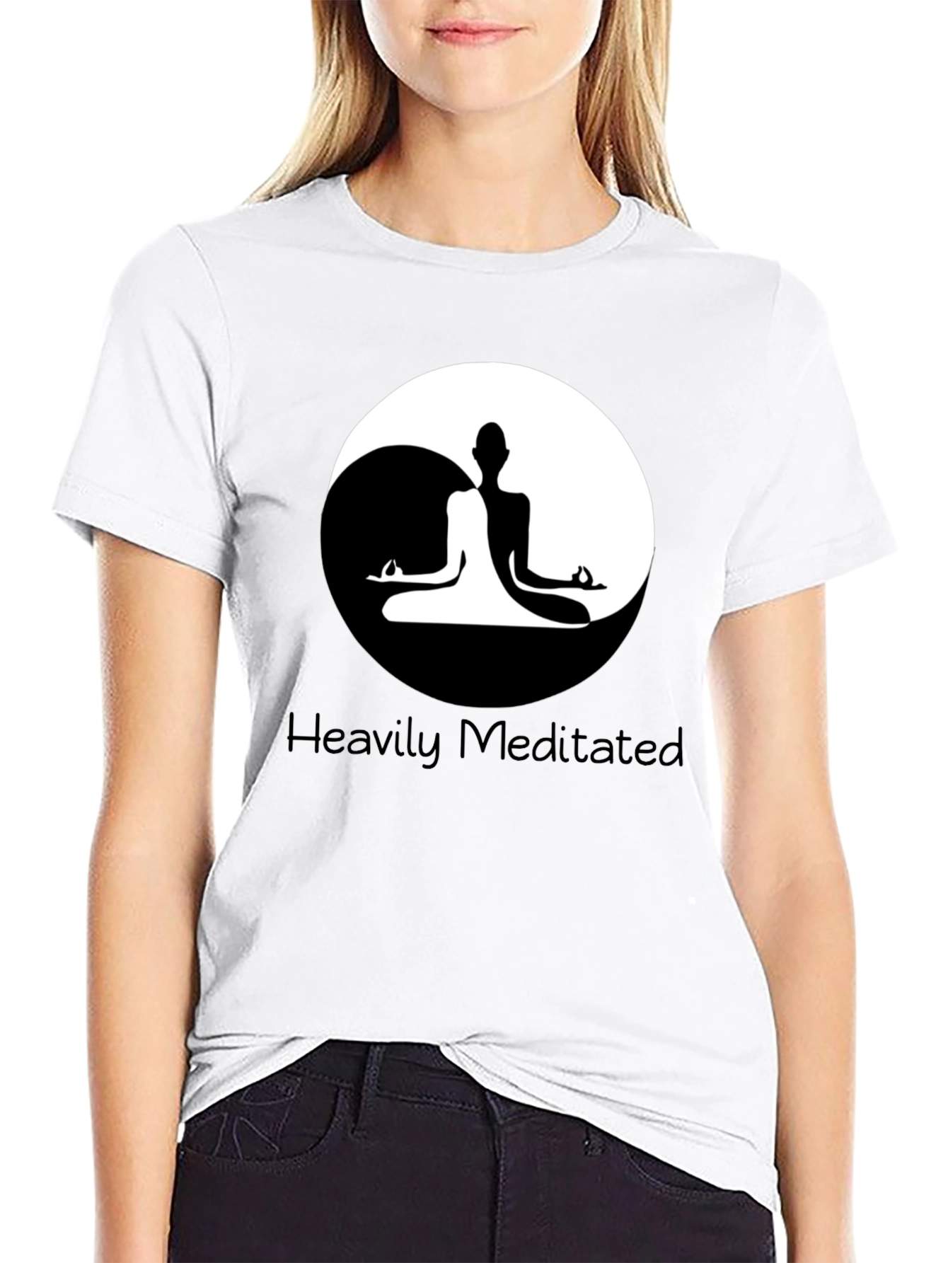 Heavily Meditated Yin Yang T-Shirt - Balance and Style