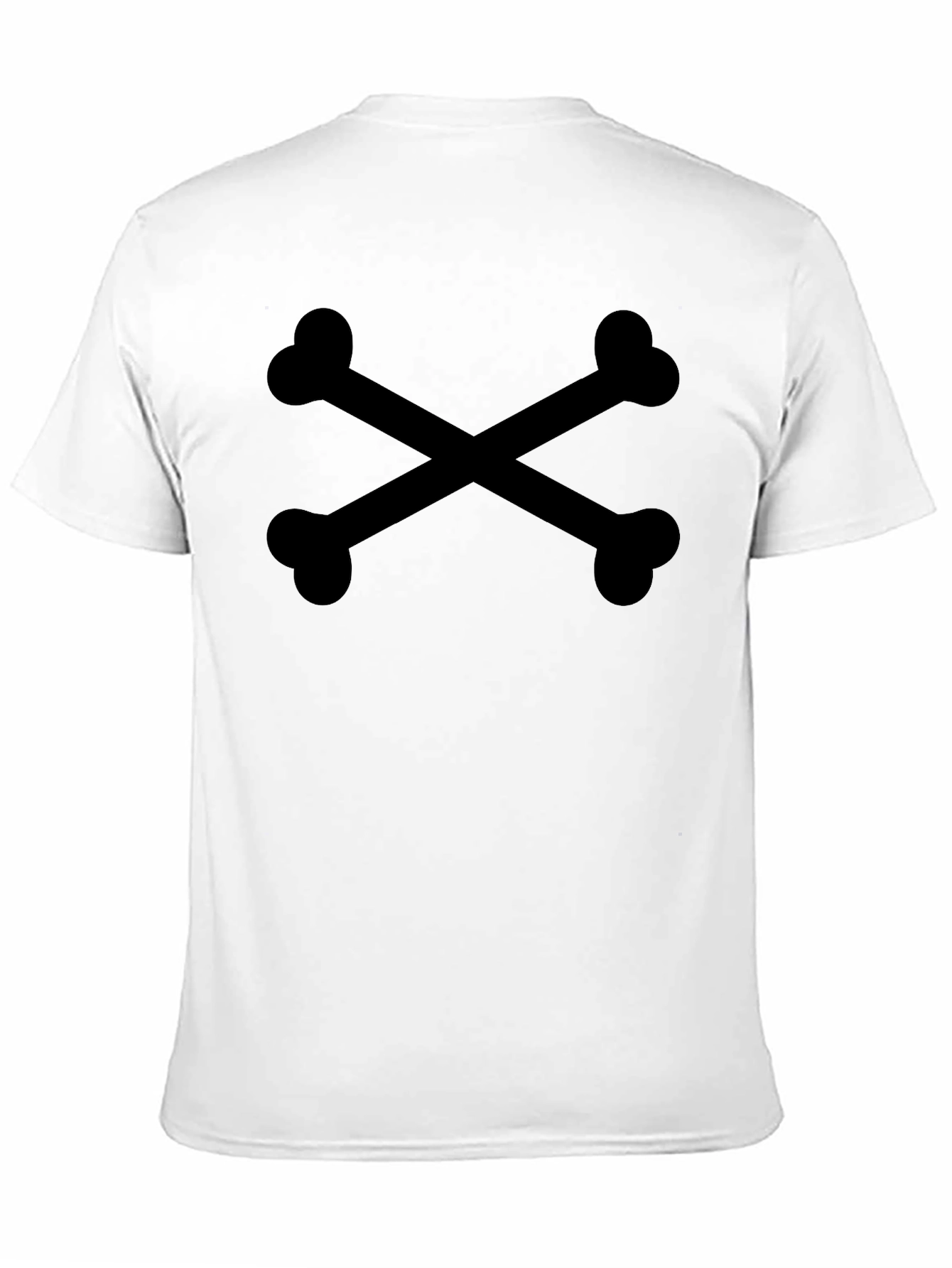 Crossbones Graphic Tee - Black Casual Shirt