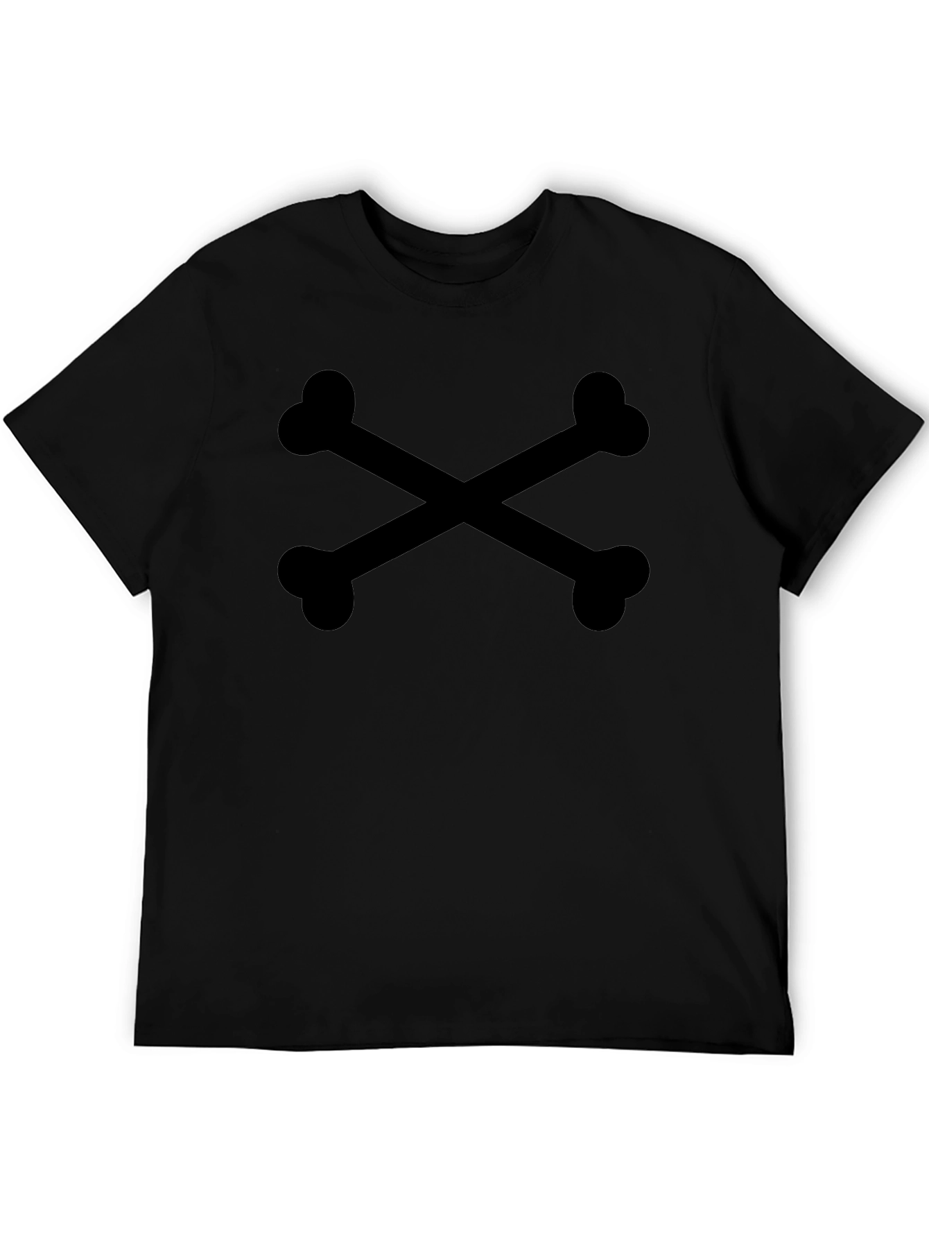 Crossbones Graphic Tee - Black Casual Shirt