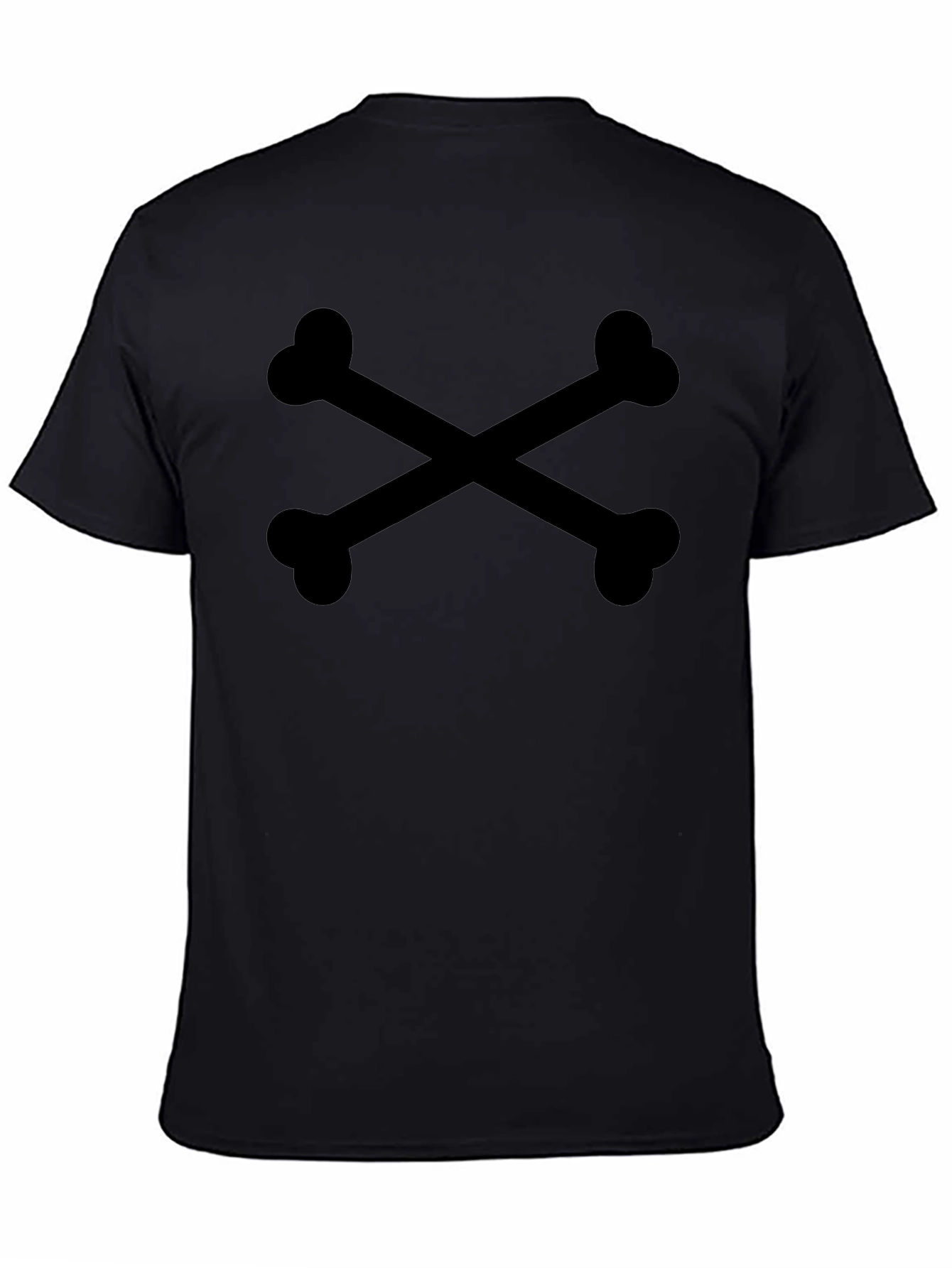 Crossbones Graphic Tee - Black Casual Shirt