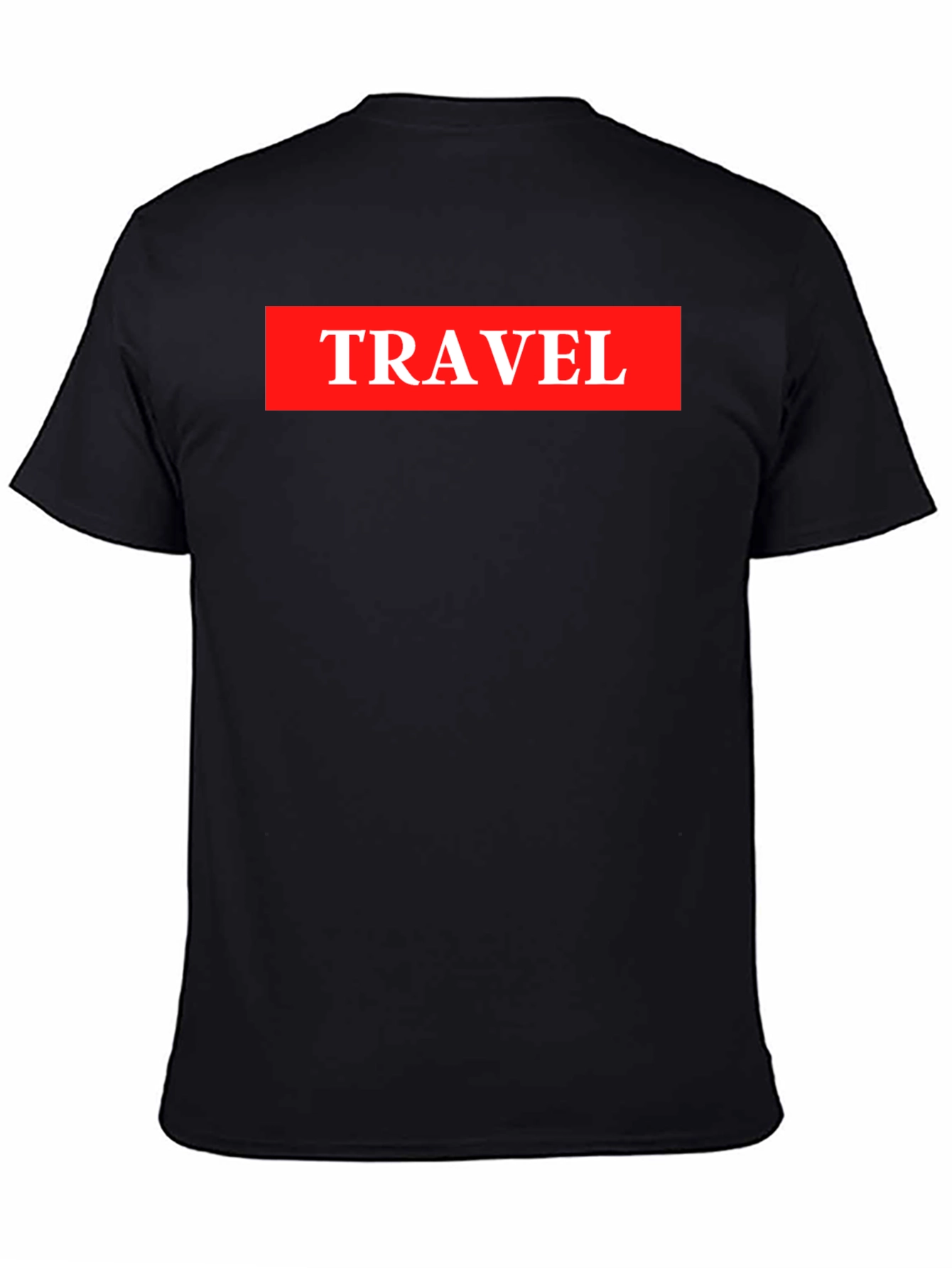 Travel Graphic Tee - Adventure Ready Casual Black T-Shirt