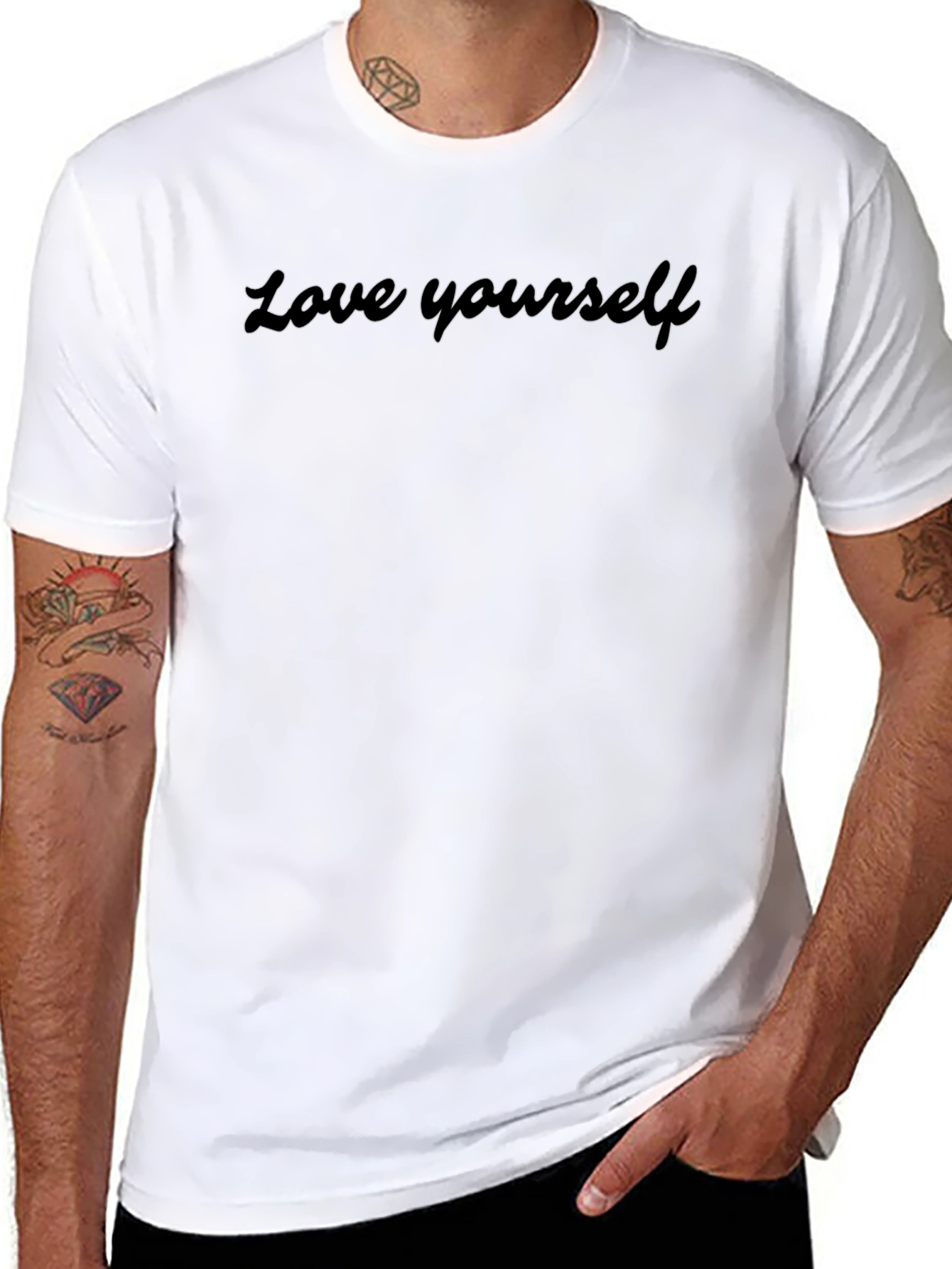 Love Yourself Black T-Shirt