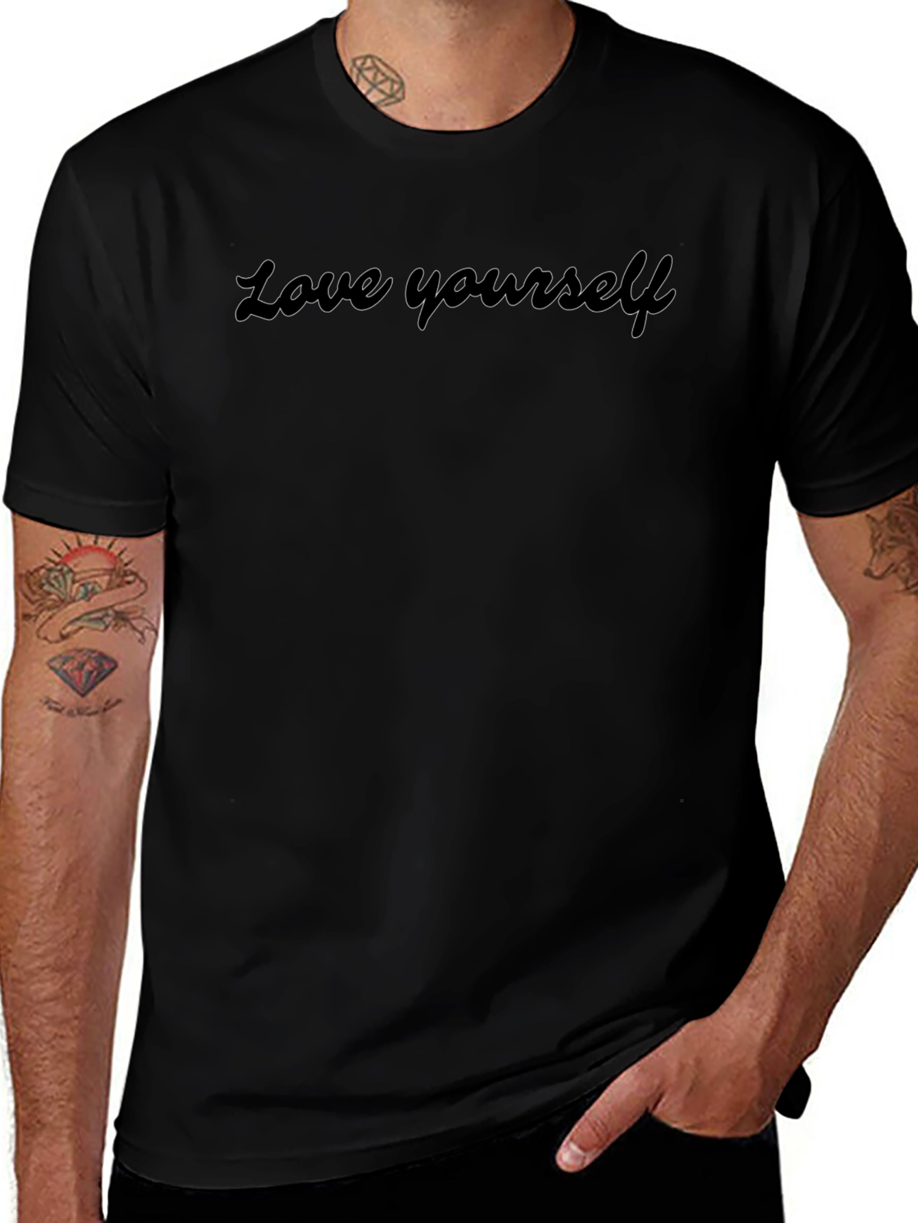 Love Yourself Black T-Shirt