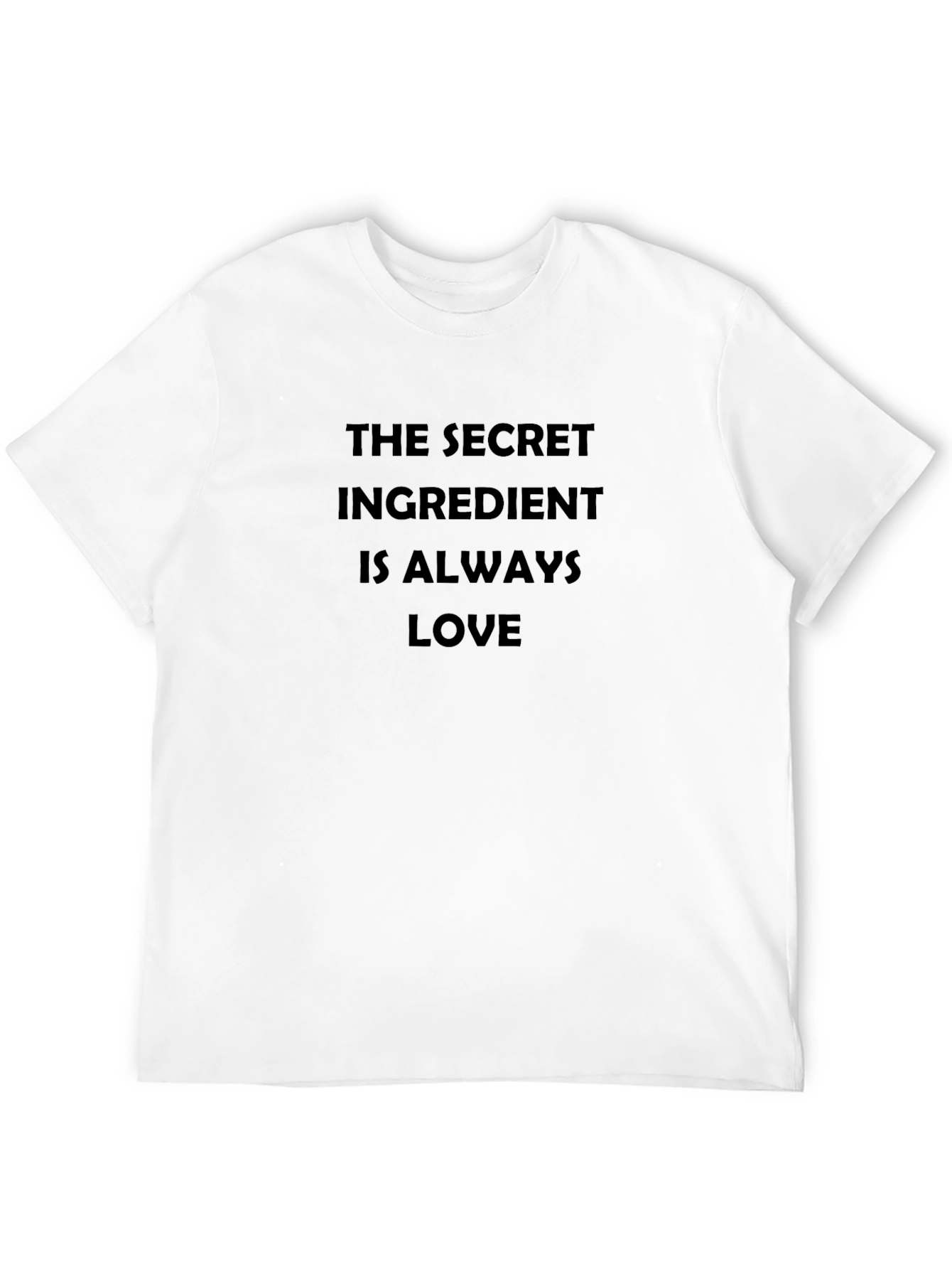 Secret Ingredient Love T-Shirt - Black Cotton