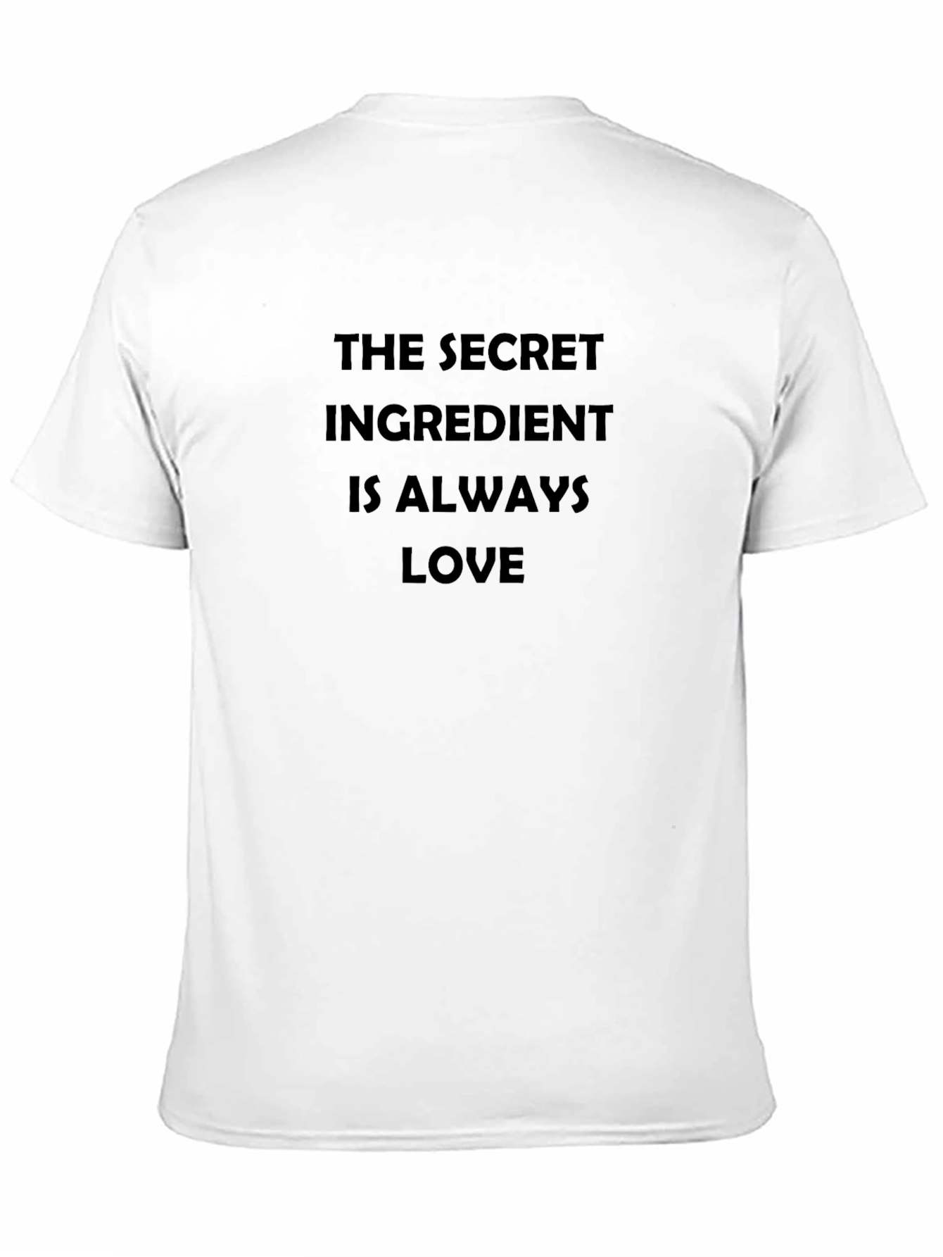 Secret Ingredient Love T-Shirt - Black Cotton