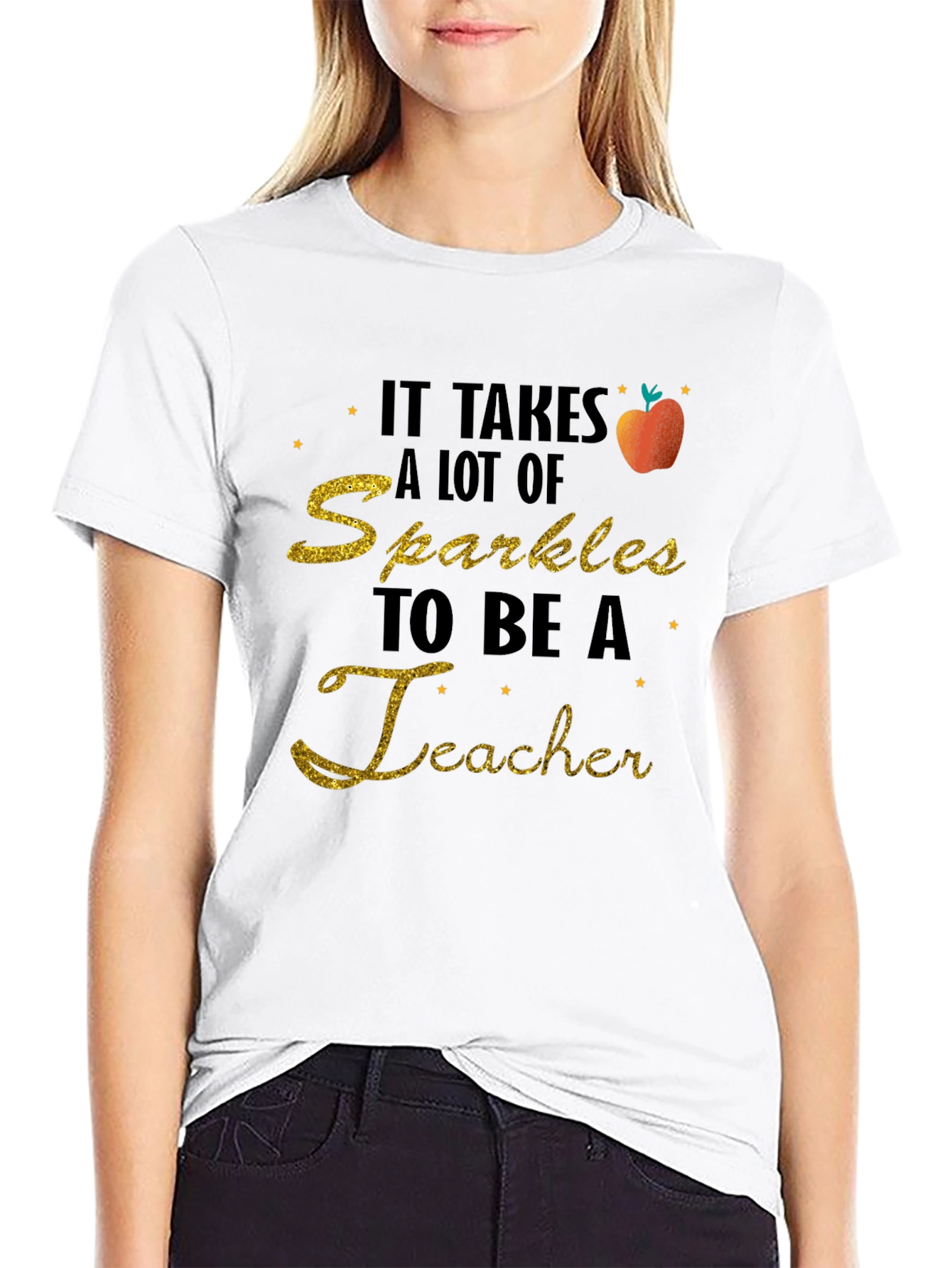 Sparkle Teacher Graphic Tee - Unisex