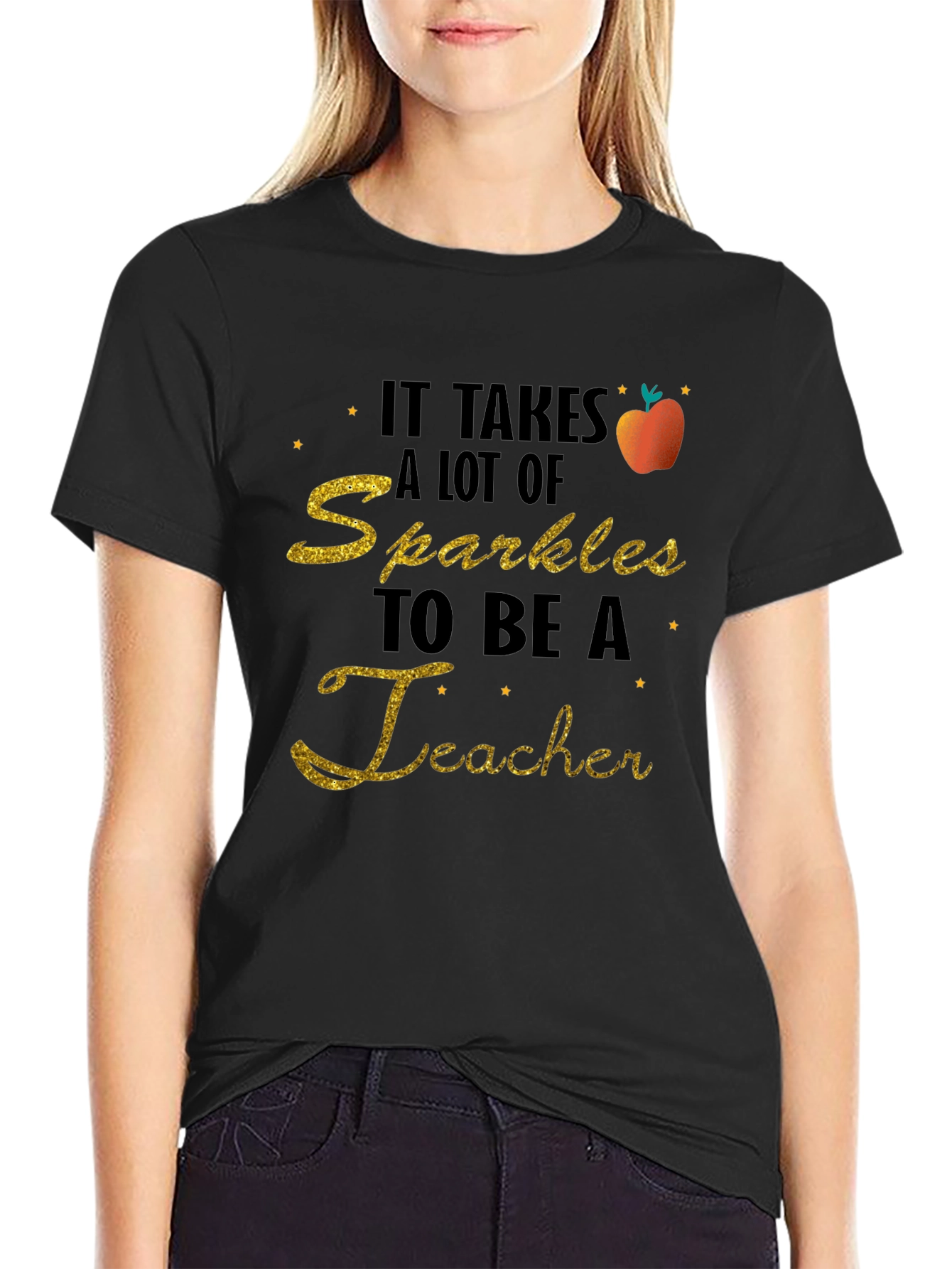 Sparkle Teacher Graphic Tee - Unisex