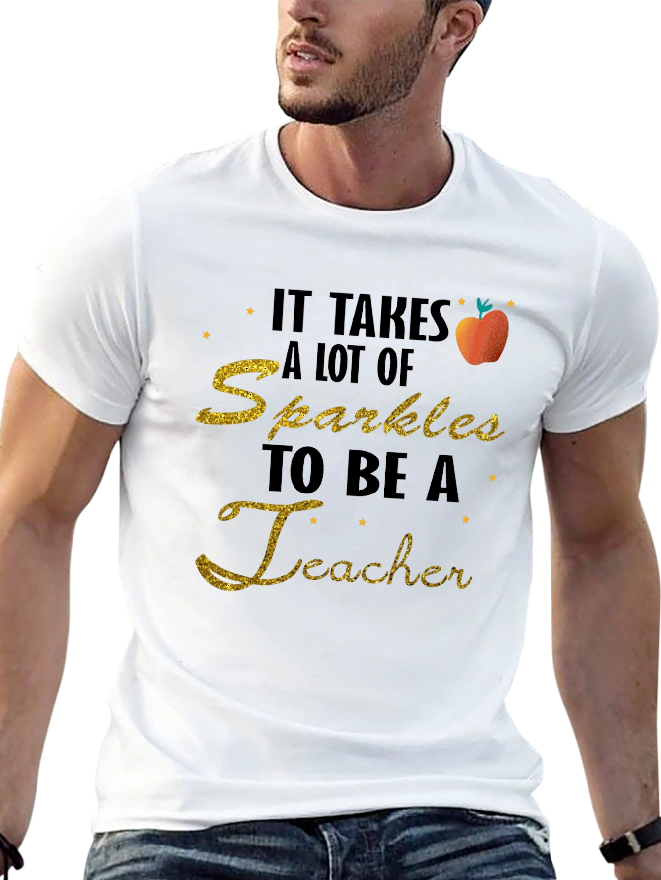 Sparkle Teacher Graphic Tee - Unisex