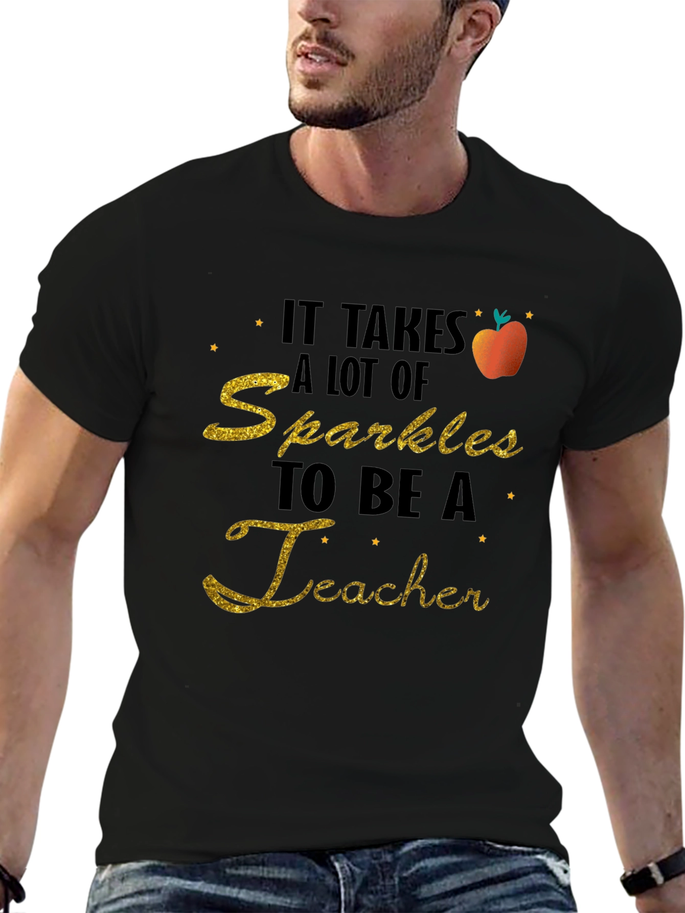 Sparkle Teacher Graphic Tee - Unisex