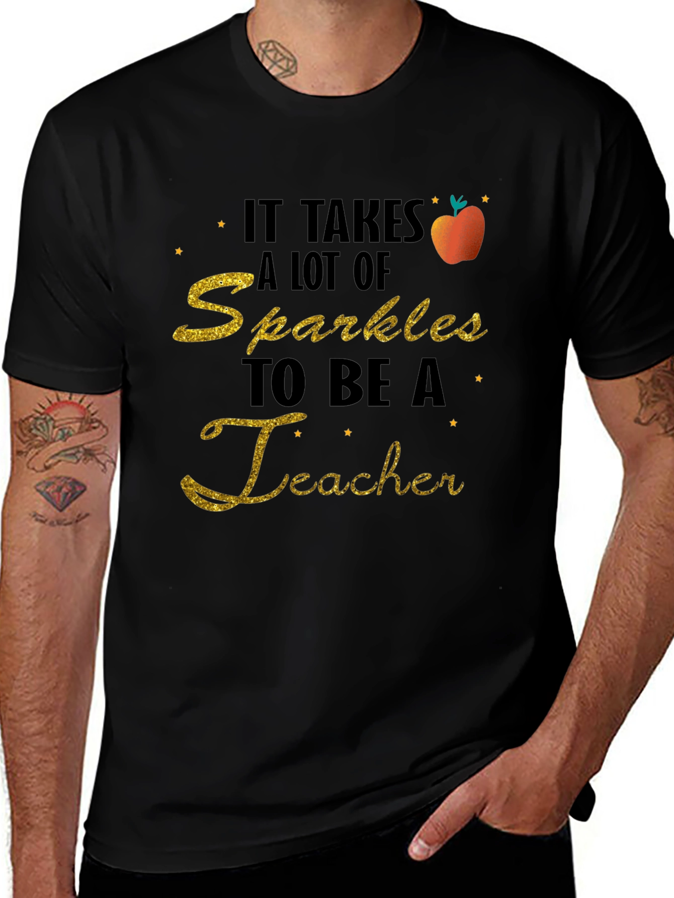 Sparkle Teacher Graphic Tee - Unisex