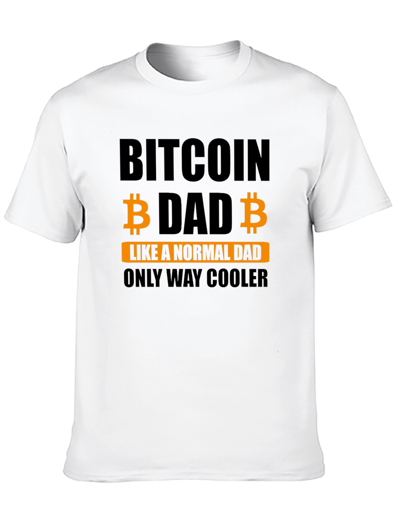 Bitcoin Dad T-Shirt - Cool Crypto Dad Gift