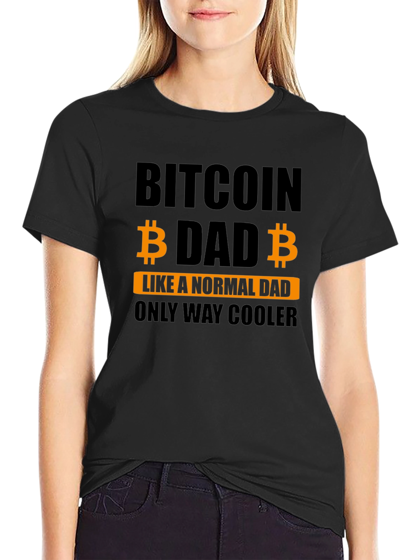 Bitcoin Dad T-Shirt - Cool Crypto Dad Gift