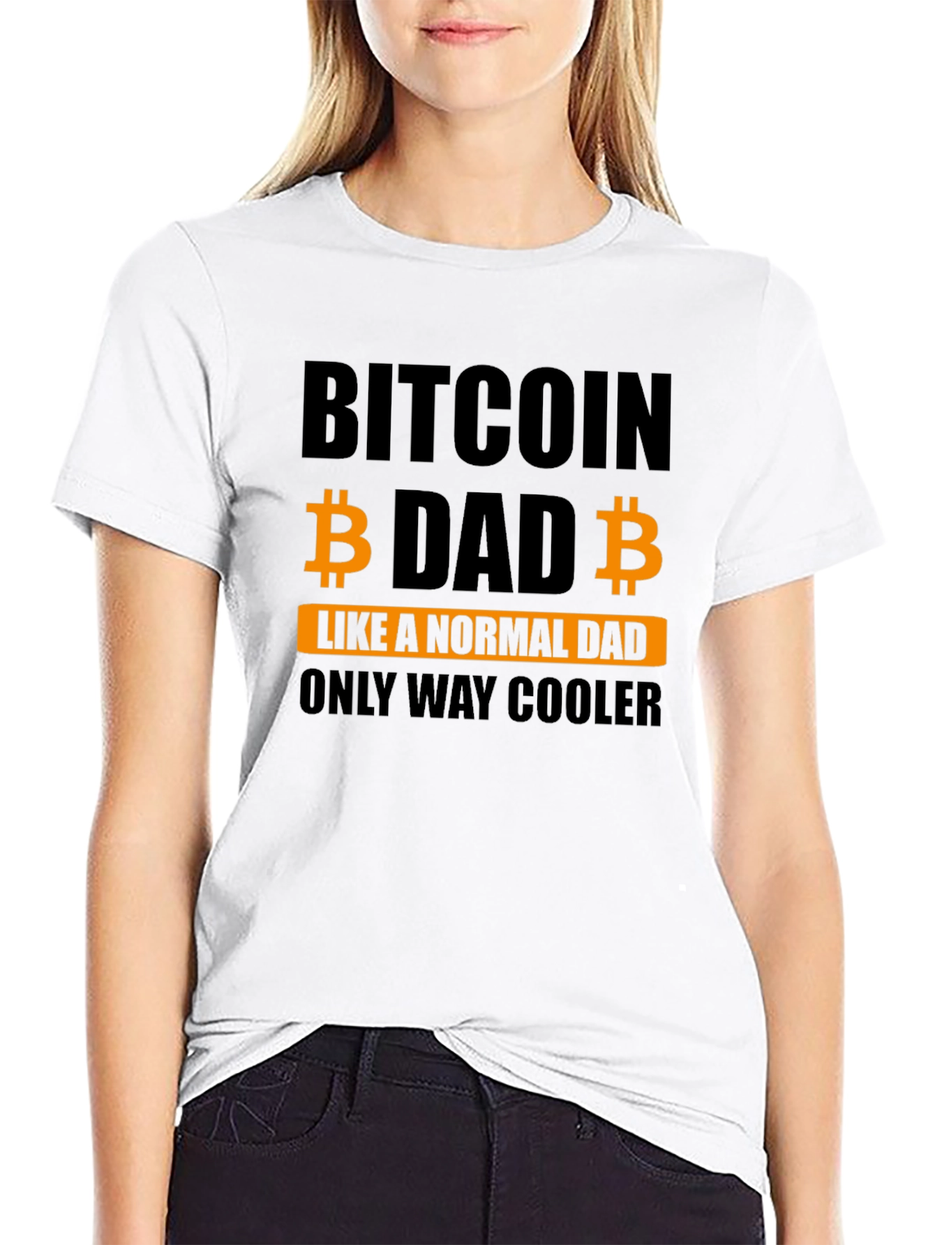 Bitcoin Dad T-Shirt - Cool Crypto Dad Gift
