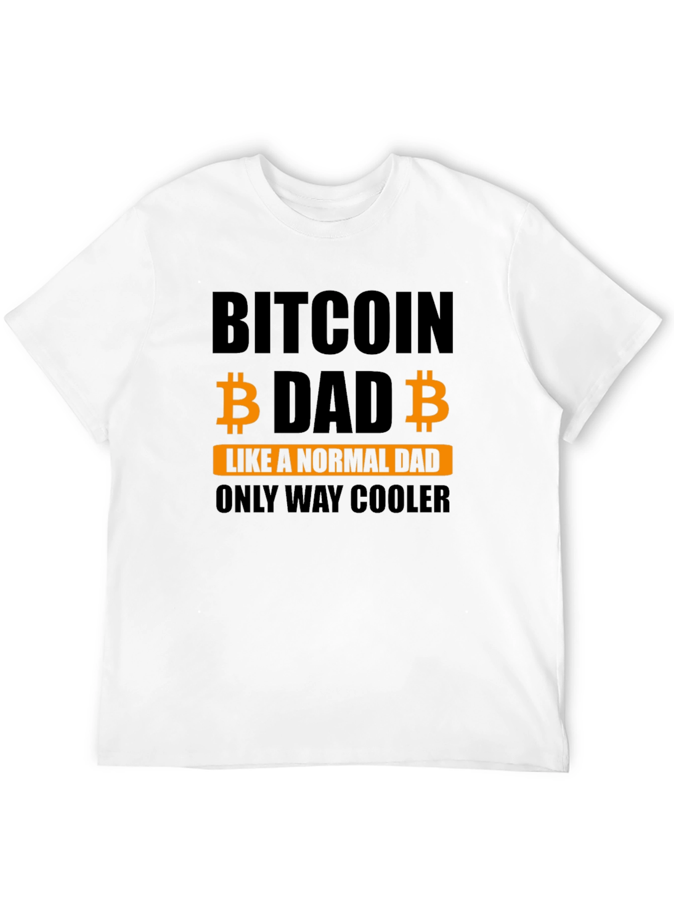 Bitcoin Dad T-Shirt - Cool Crypto Dad Gift