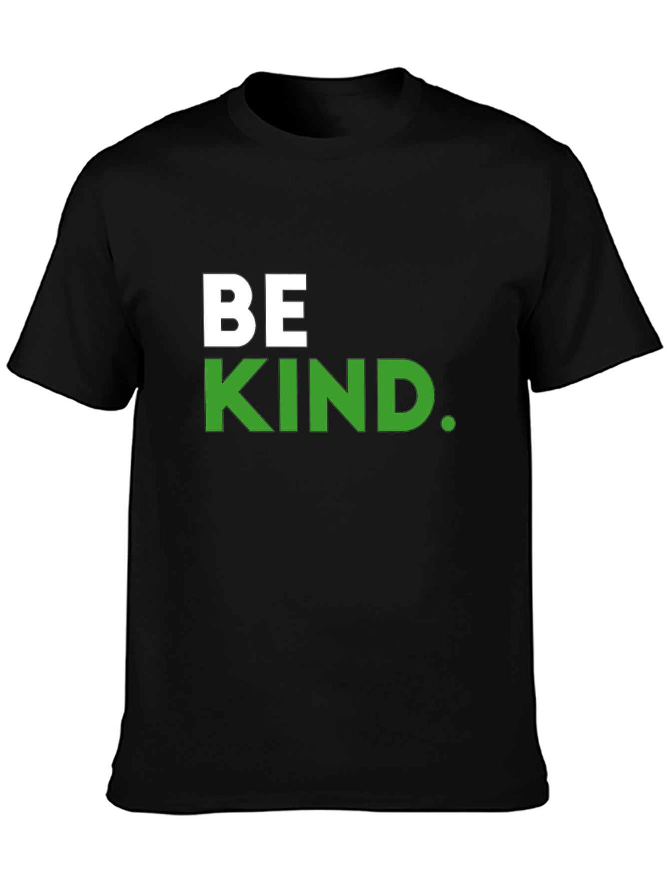Be Kind T-Shirt - Black - Crew Neck
