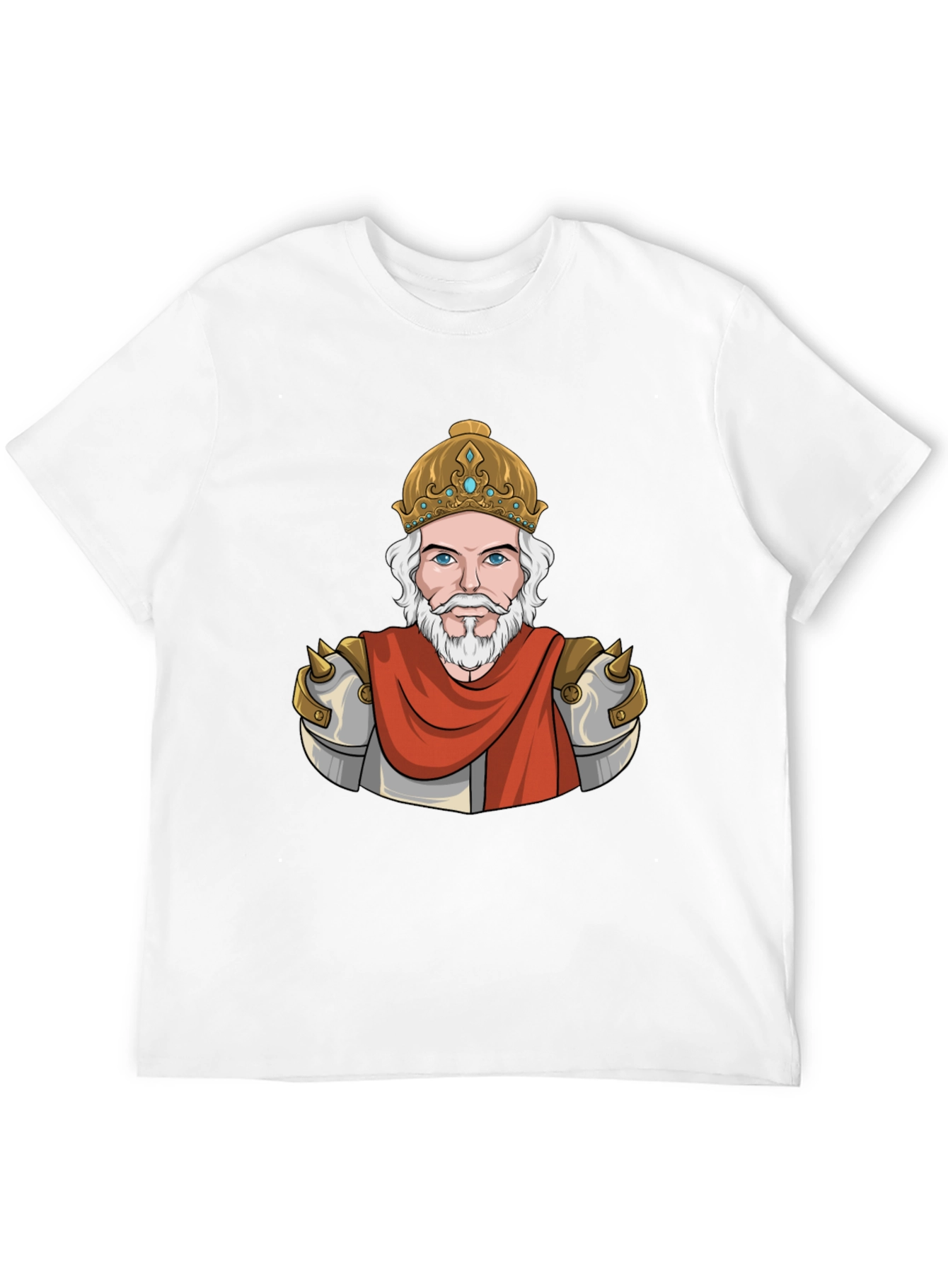 King Graphic T-Shirt - Regal Cartoon Print