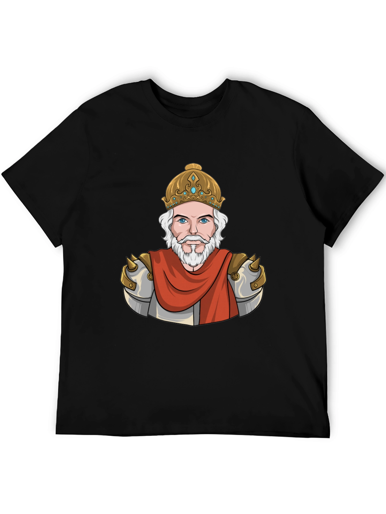 King Graphic T-Shirt - Regal Cartoon Print