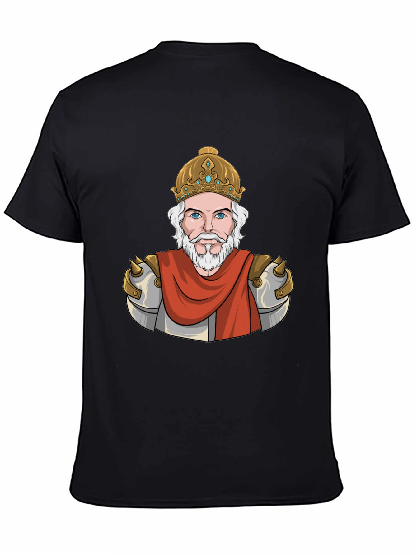King Graphic T-Shirt - Regal Cartoon Print