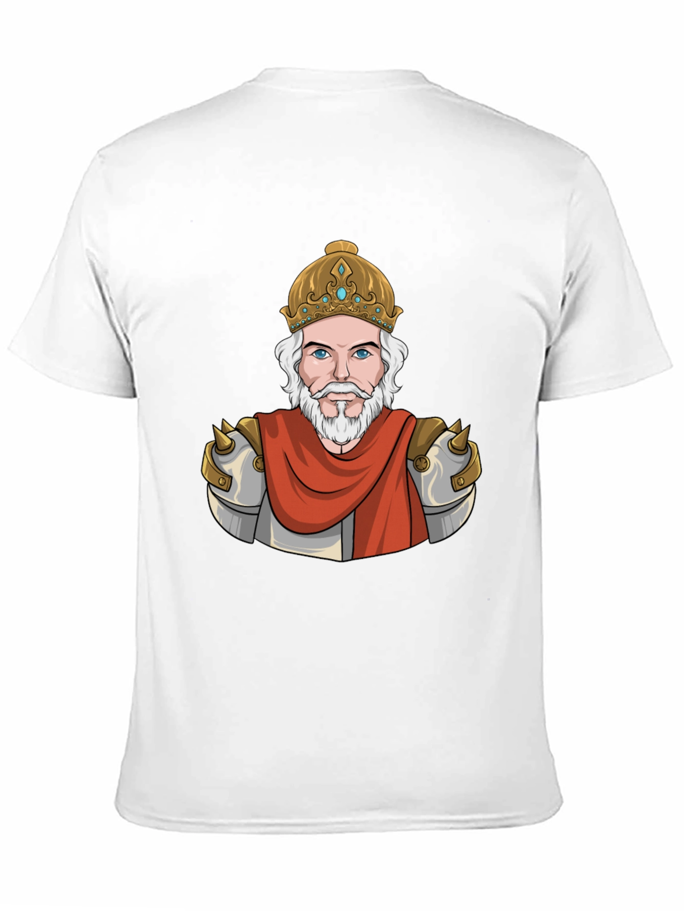 King Graphic T-Shirt - Regal Cartoon Print