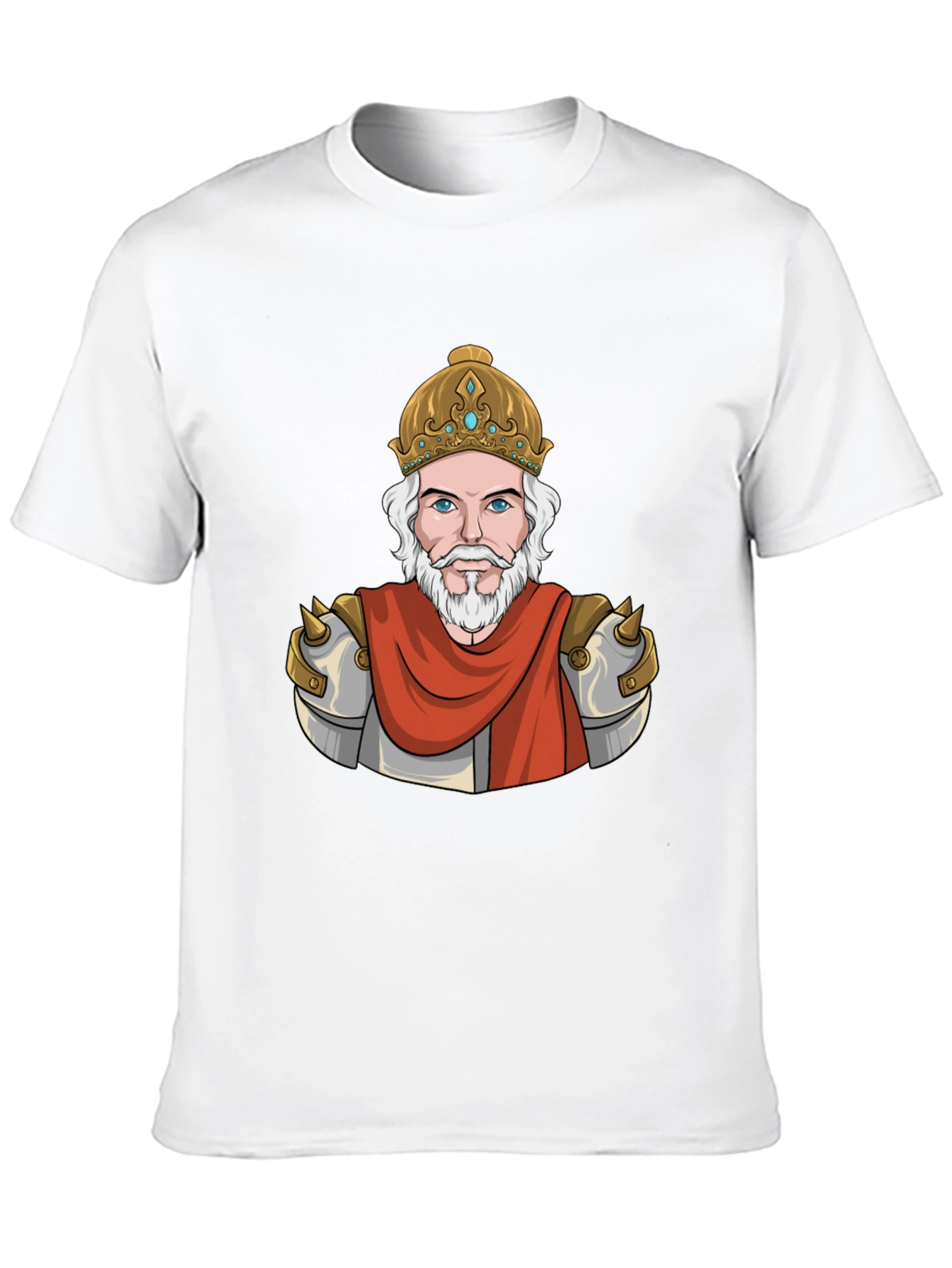 King Graphic T-Shirt - Regal Cartoon Print