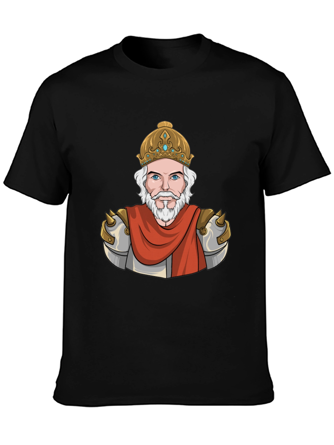 King Graphic T-Shirt - Regal Cartoon Print