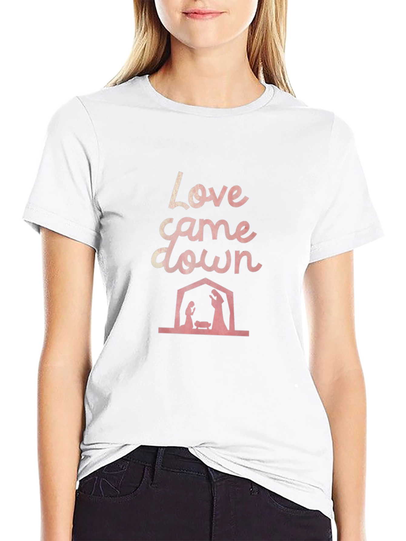 Love Came Down Nativity T-Shirt