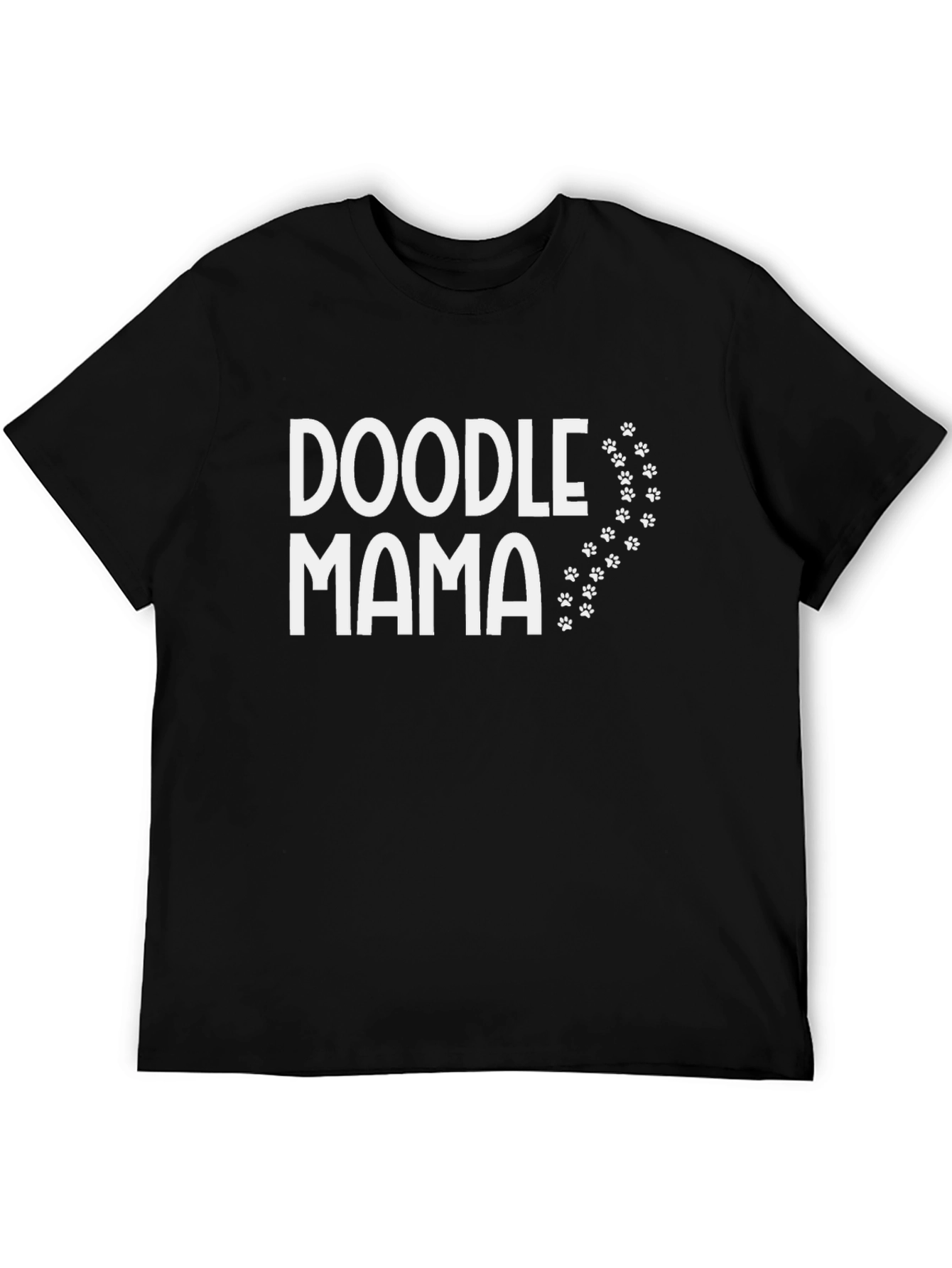 Doodle Mama Black Graphic T-Shirt