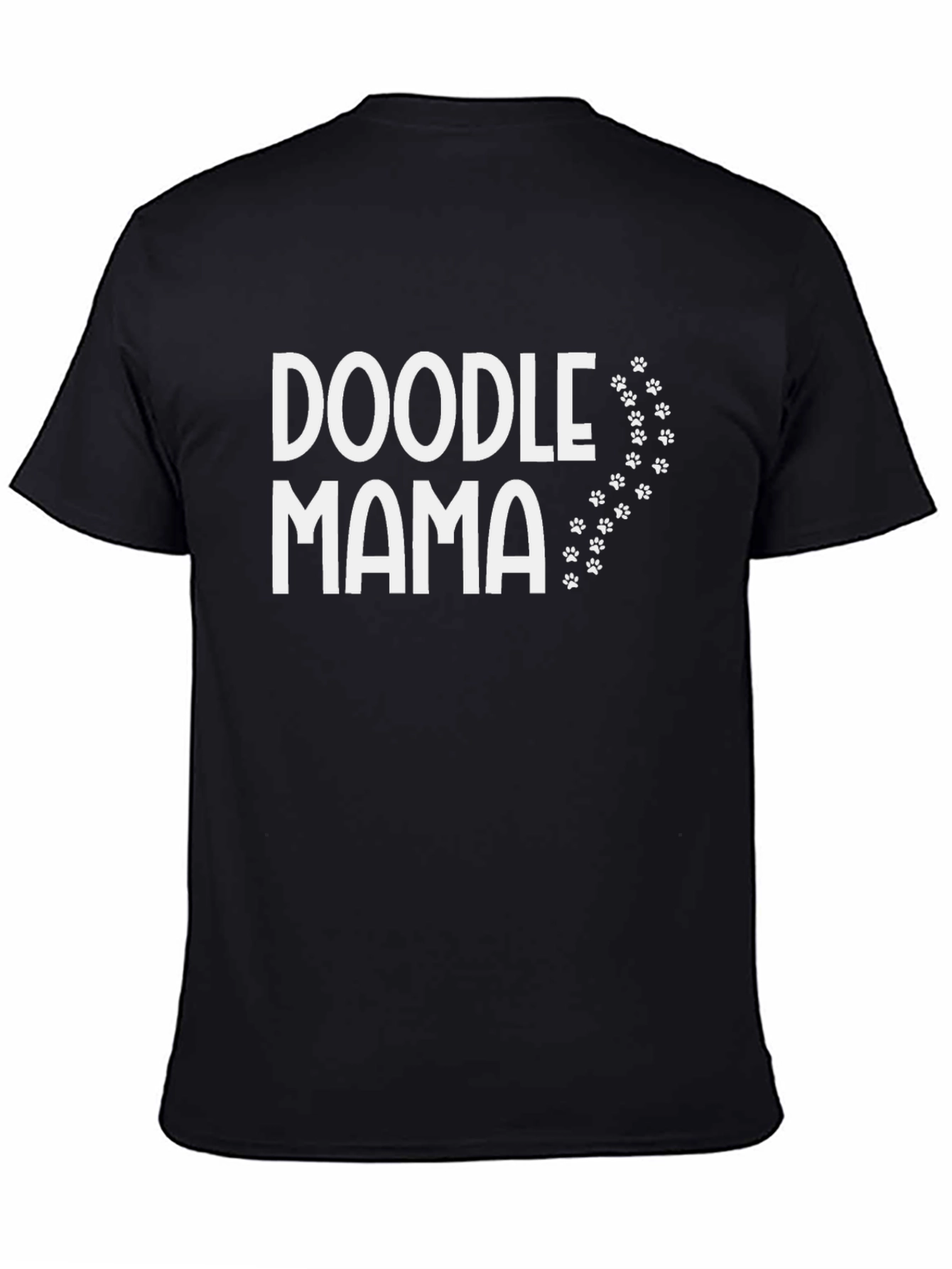 Doodle Mama Black Graphic T-Shirt