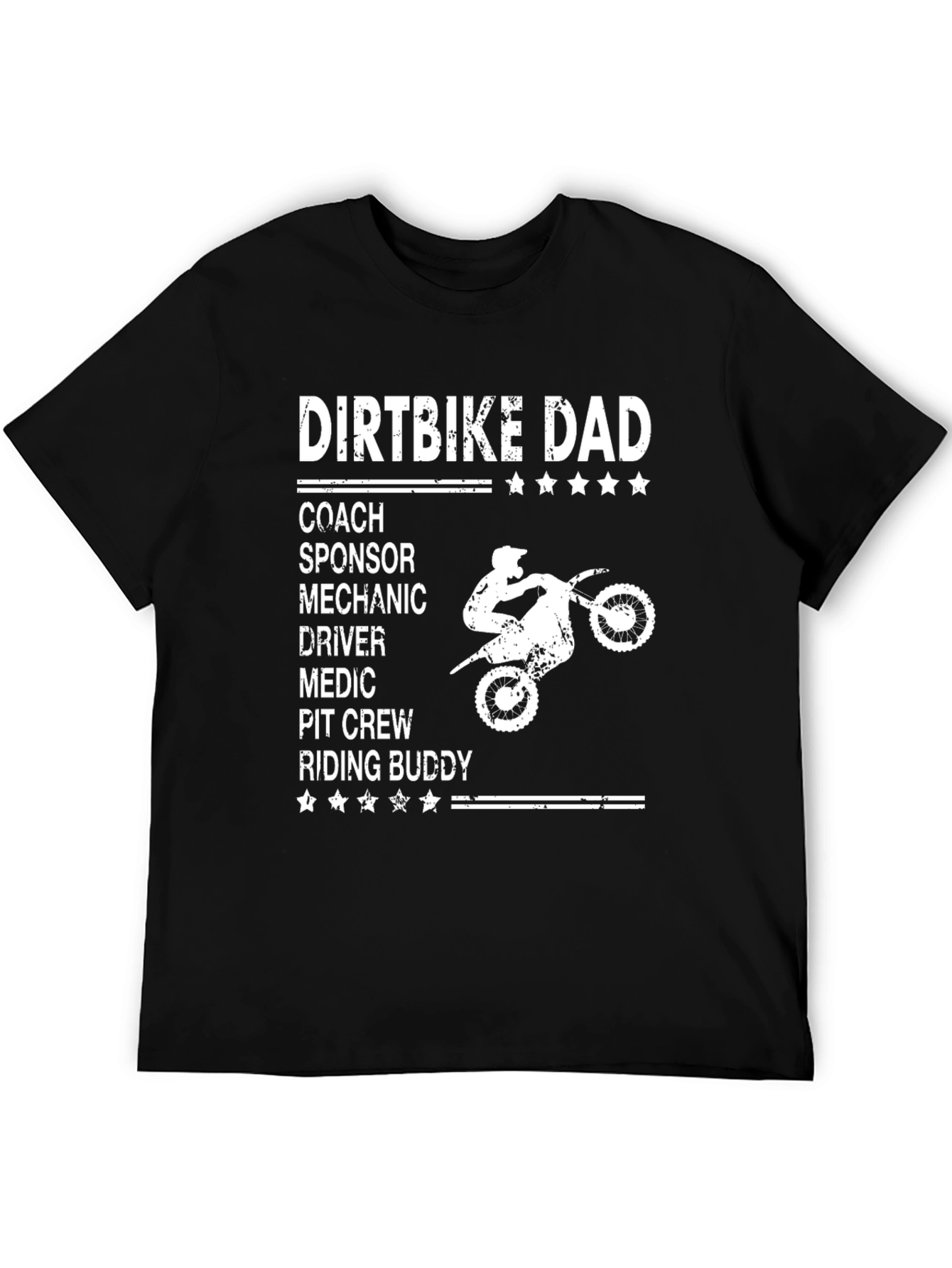 Dirtbike Dad T-Shirt - Coach Sponsor Mechanic