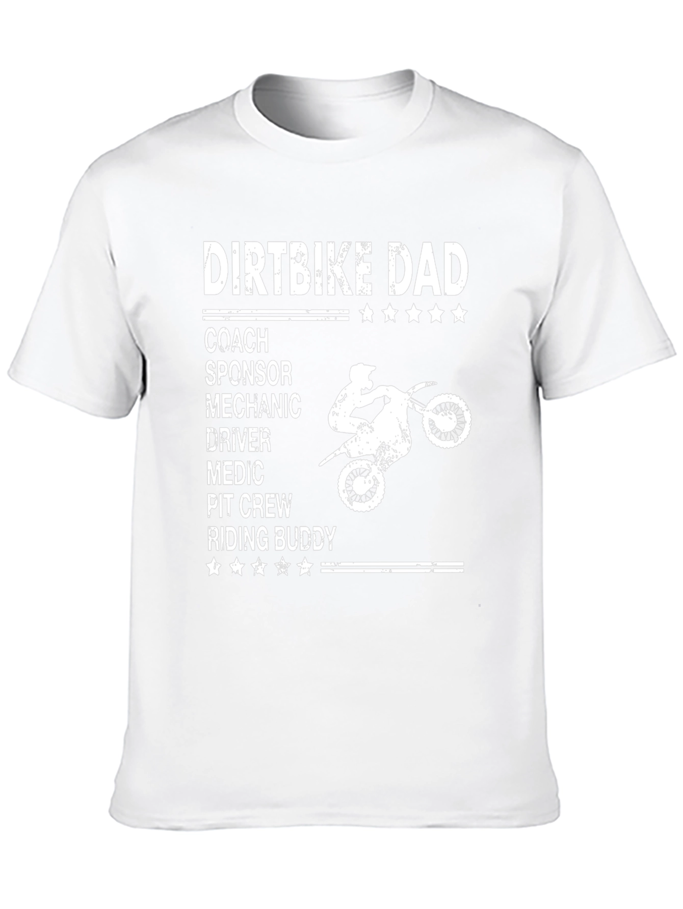 Dirtbike Dad T-Shirt - Coach Sponsor Mechanic