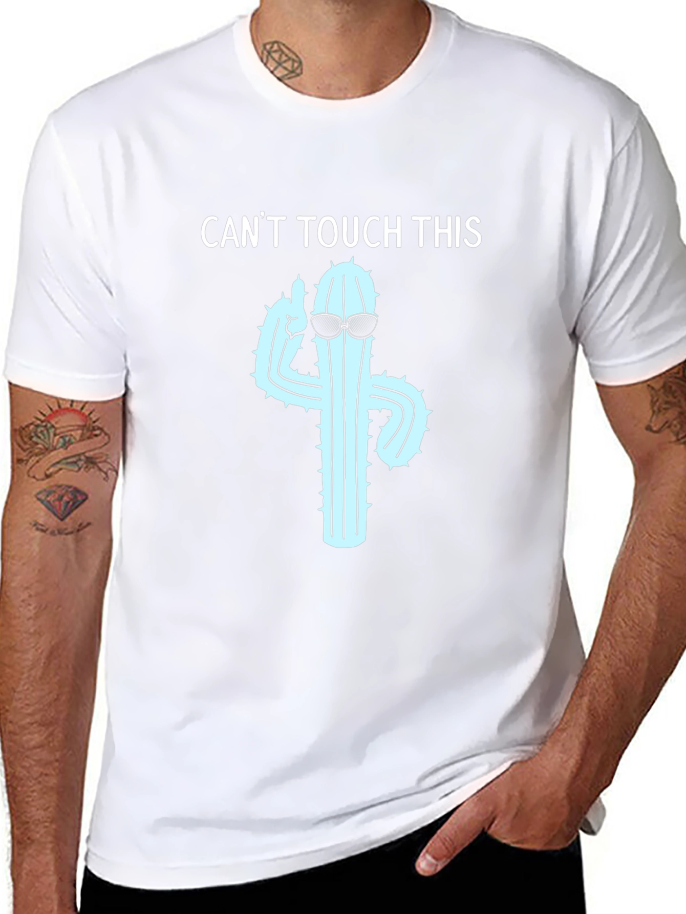 Cactus T-Shirt: Cant Touch This Funny Tee