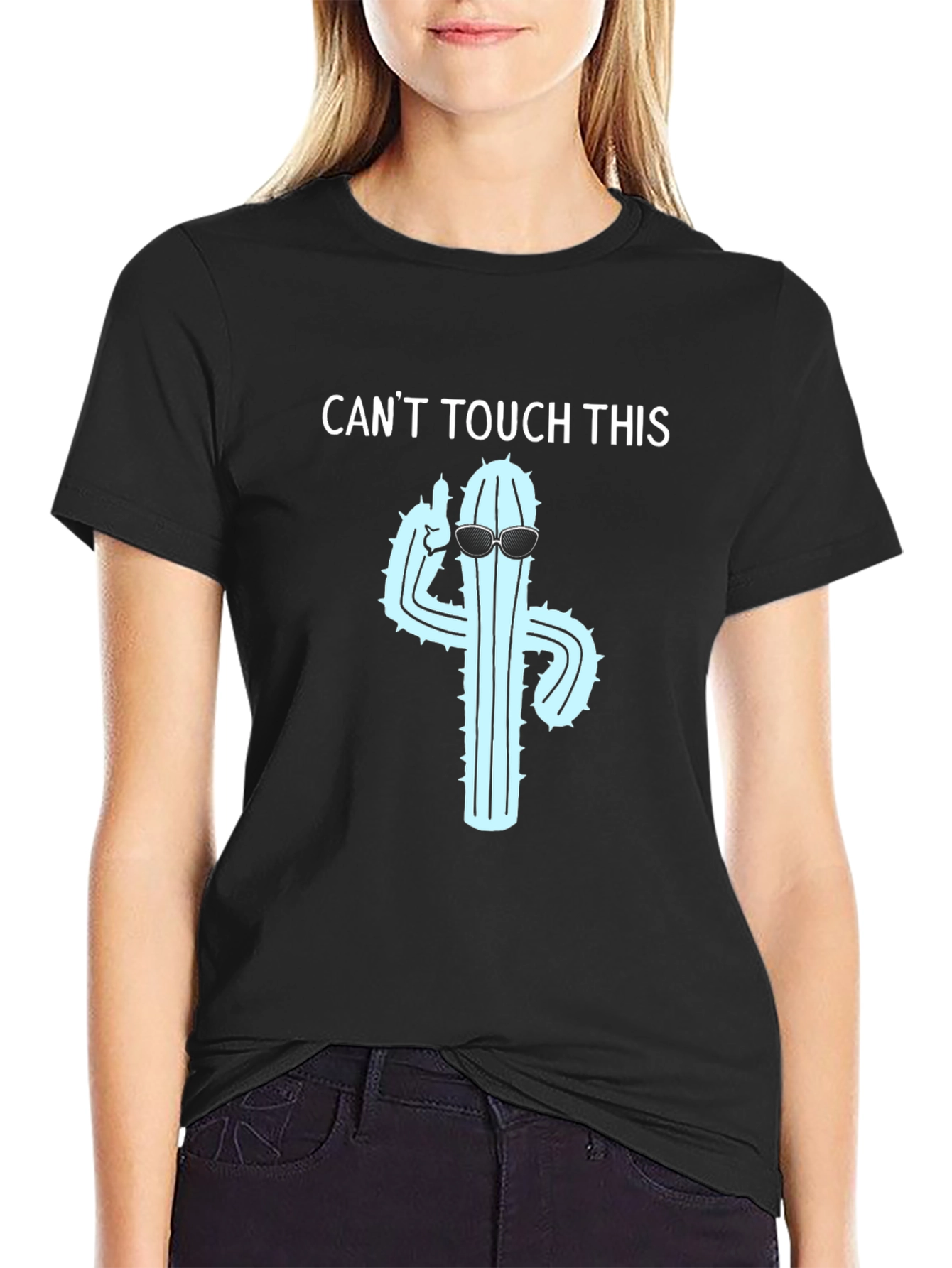 Cactus T-Shirt: Cant Touch This Funny Tee