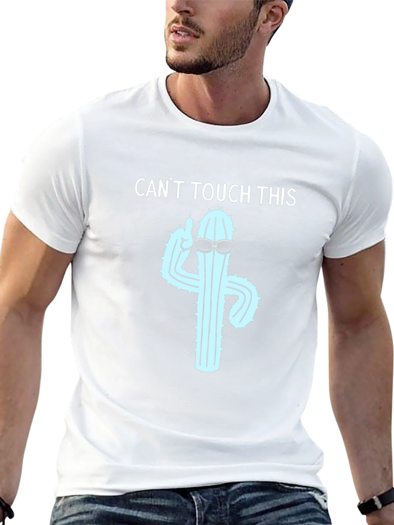 Cactus T-Shirt: Cant Touch This Funny Tee