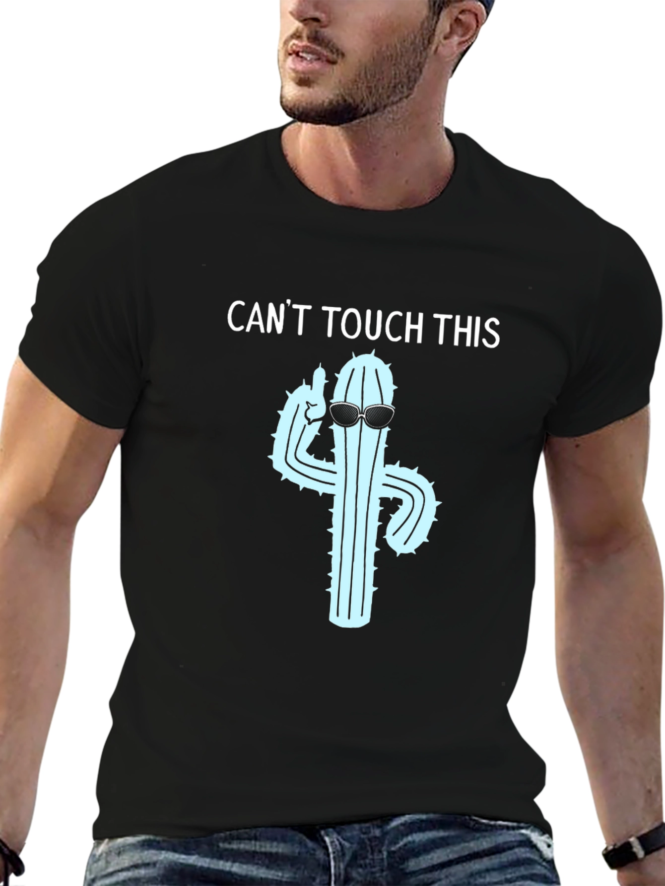 Cactus T-Shirt: Cant Touch This Funny Tee