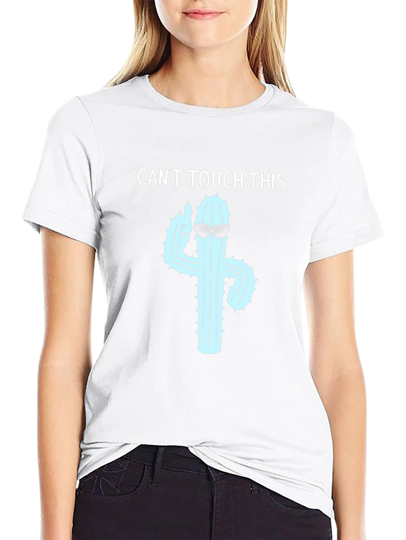Cactus T-Shirt: Cant Touch This Funny Tee