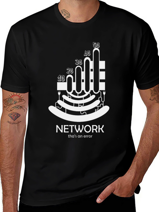 Network Error Graphic Tee - Tech Humor T-Shirt