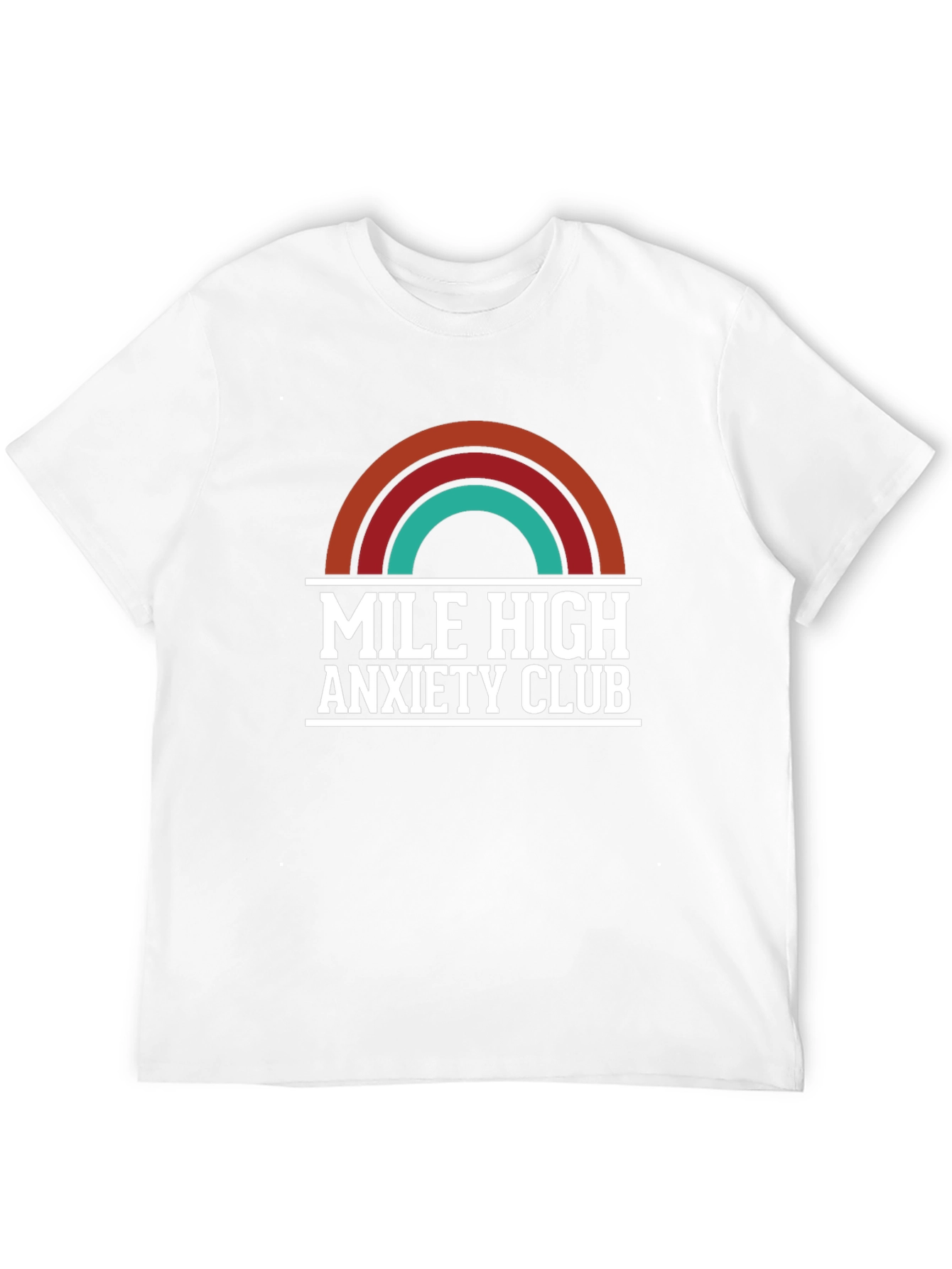 Mile High Anxiety Club T-Shirt Retro Design