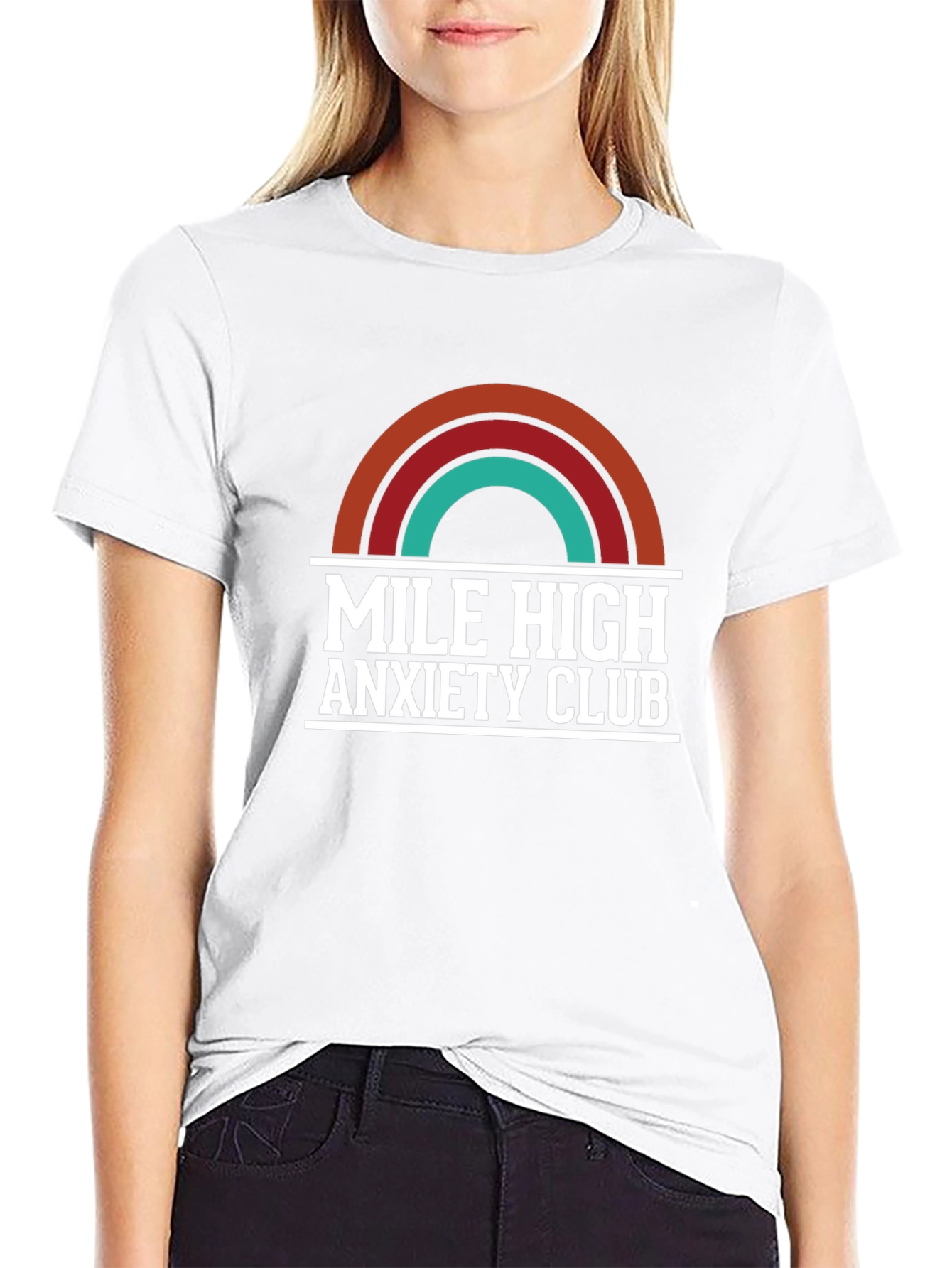Mile High Anxiety Club T-Shirt Retro Design