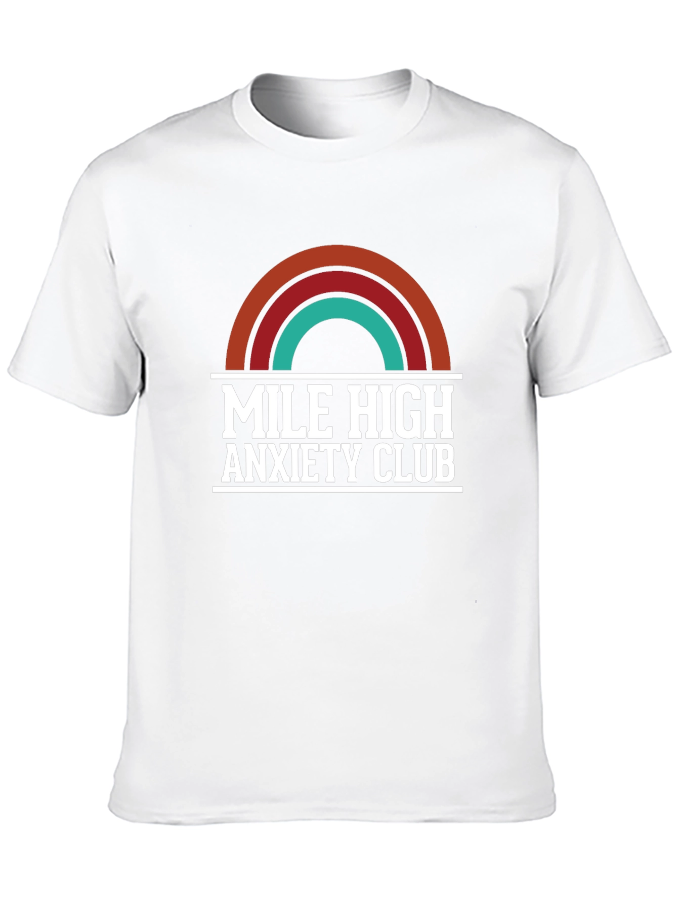 Mile High Anxiety Club T-Shirt Retro Design