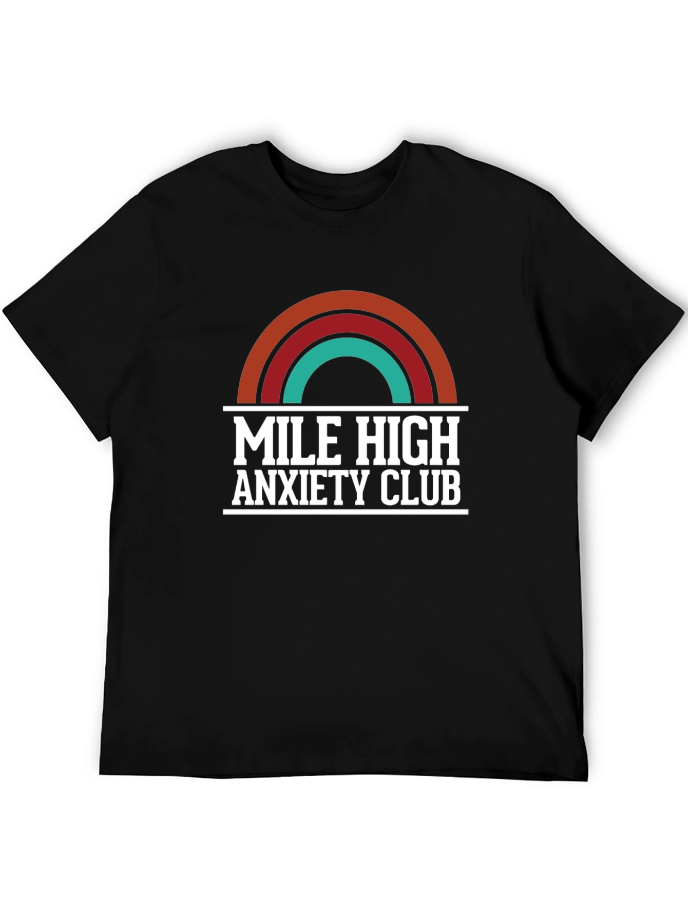 Mile High Anxiety Club T-Shirt Retro Design