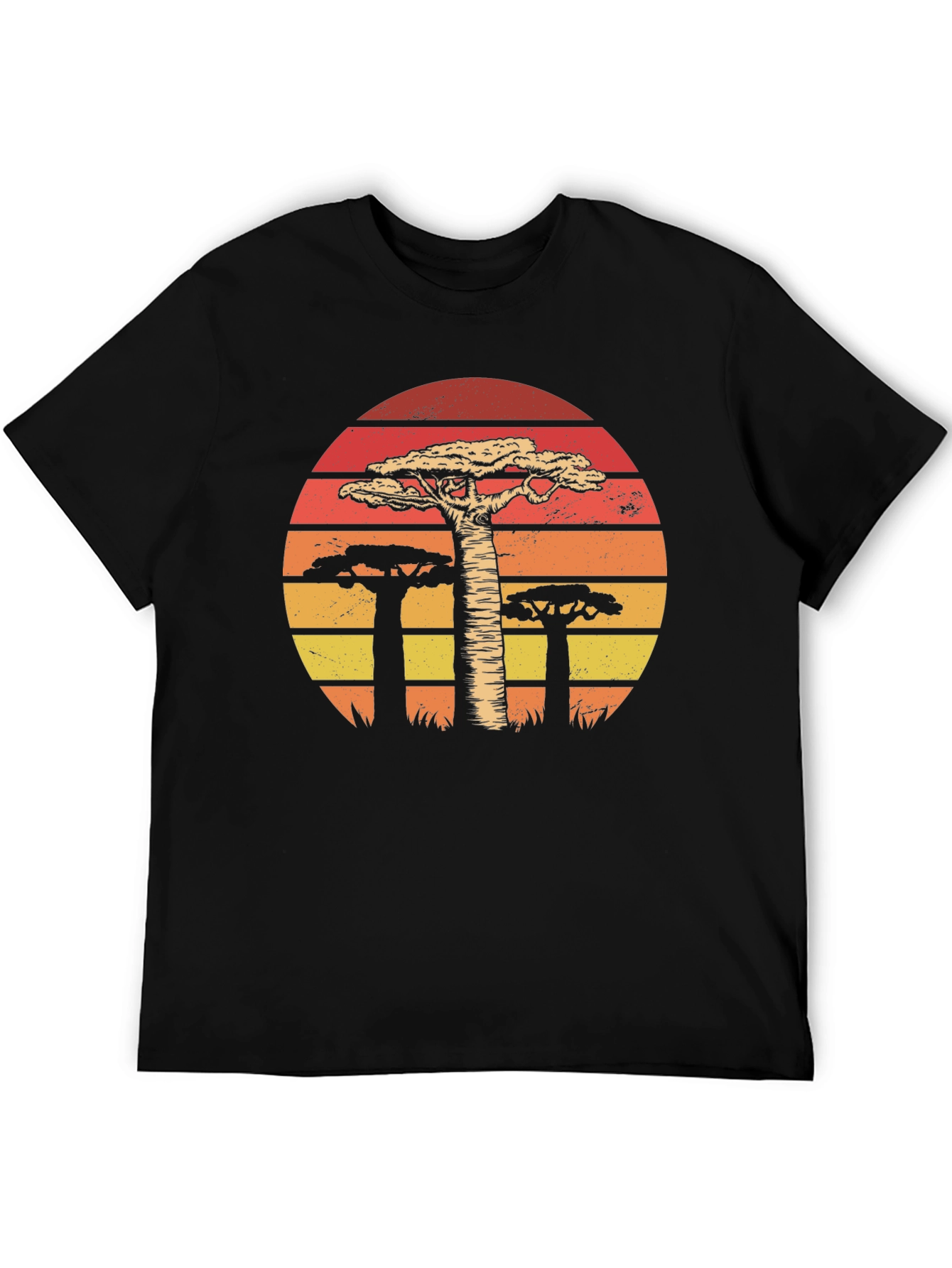 Baobab Sunset Graphic Tee - Stylish Nature Shirt