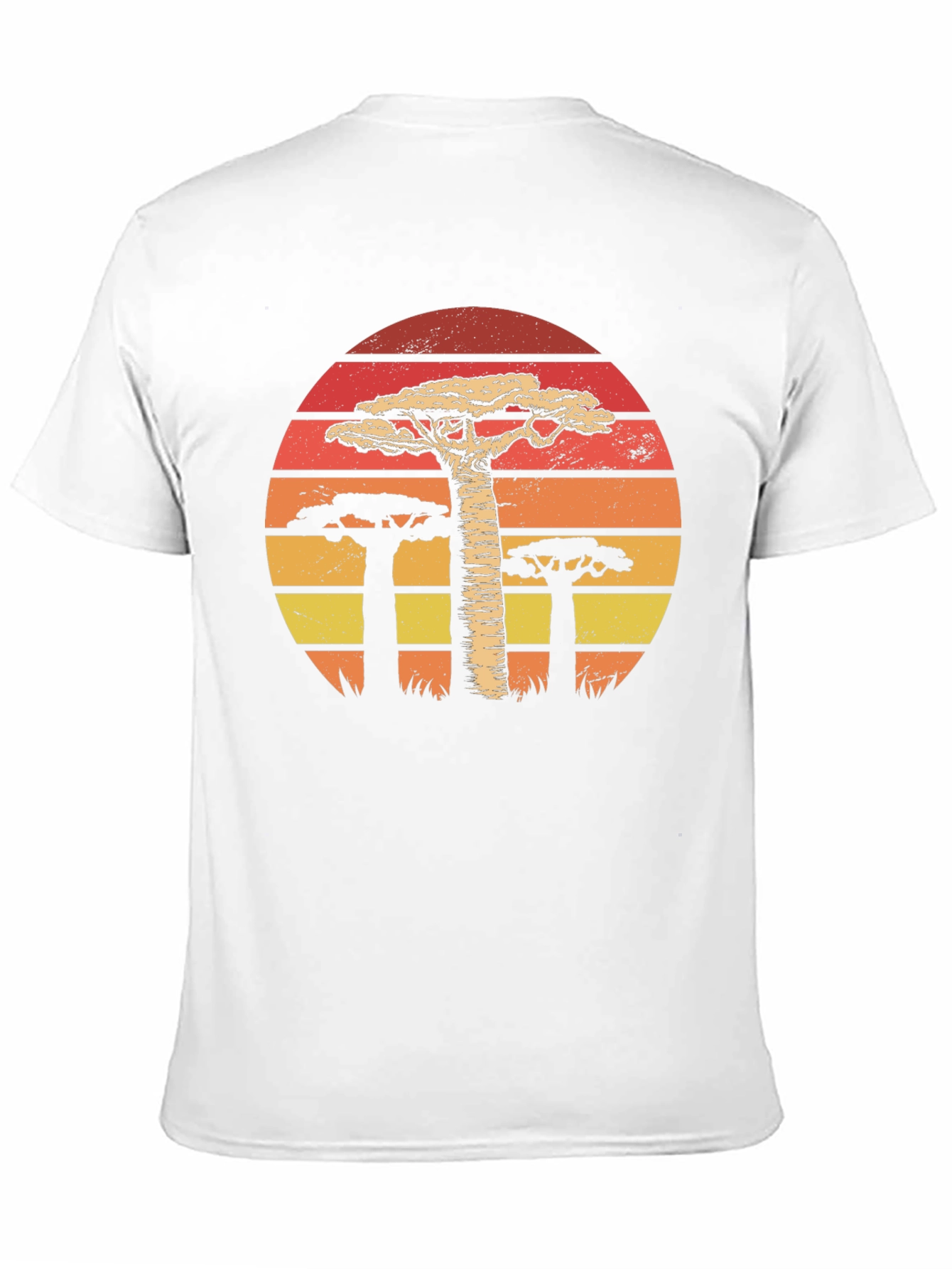 Baobab Sunset Graphic Tee - Stylish Nature Shirt