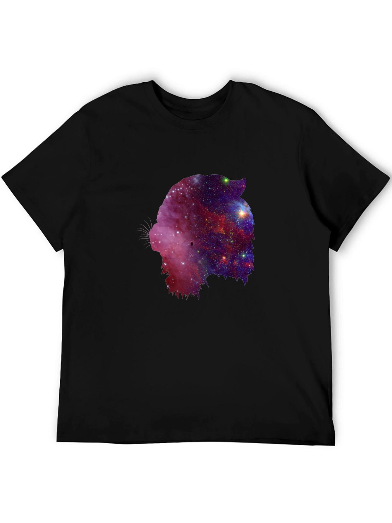 Nebula Lion Black T-Shirt
